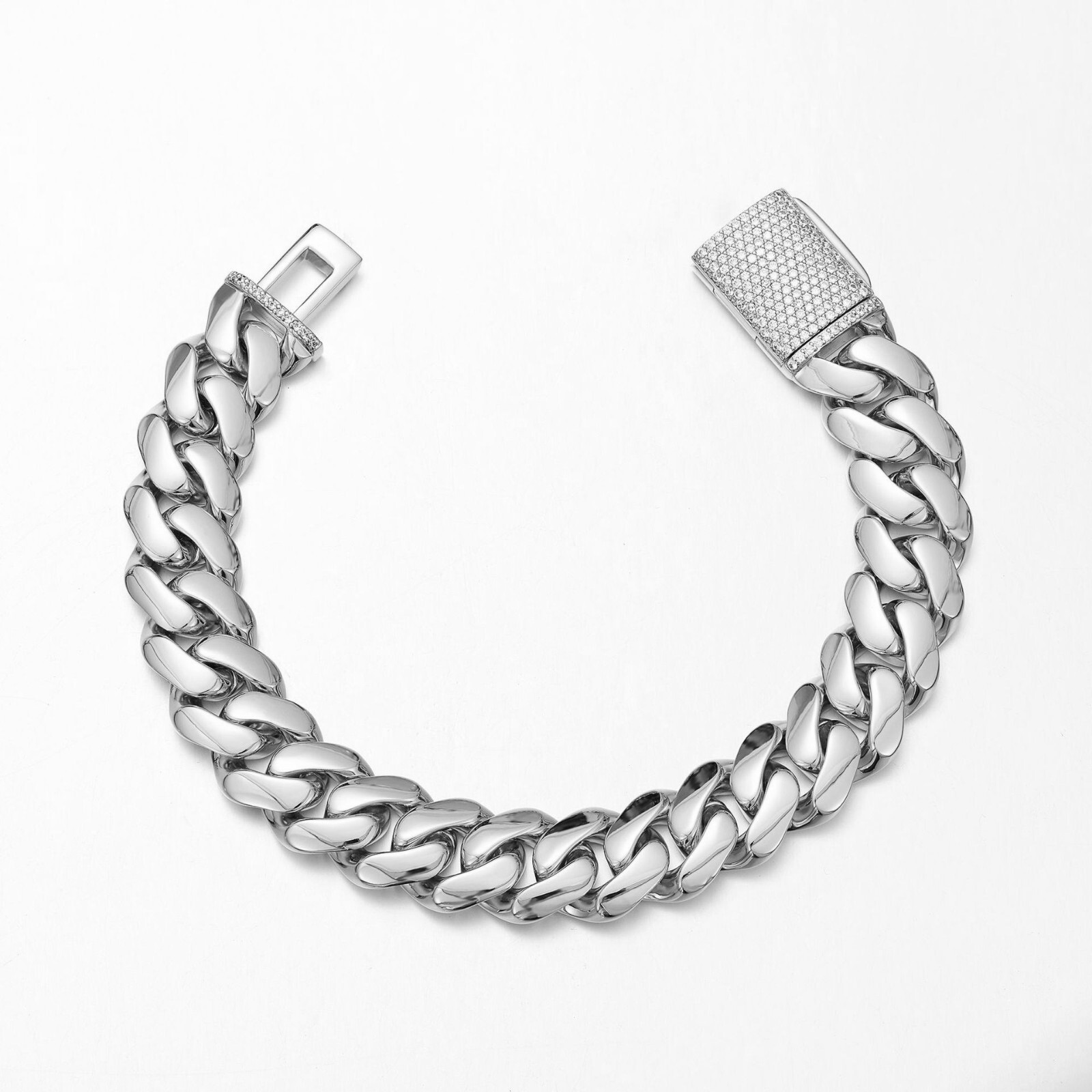 10-22mm Stainless Steel Miami Hip Hop Cuban Chain Necklaces or Bracelets