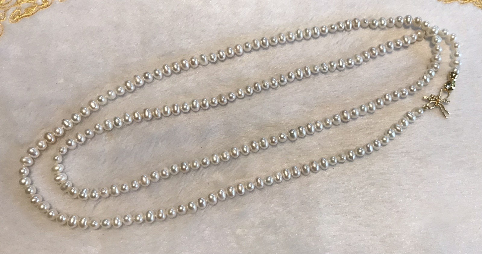 ✨ 6–7mm Freshwater Pearl Necklace & Stud Earrings Set ✨（P0141)