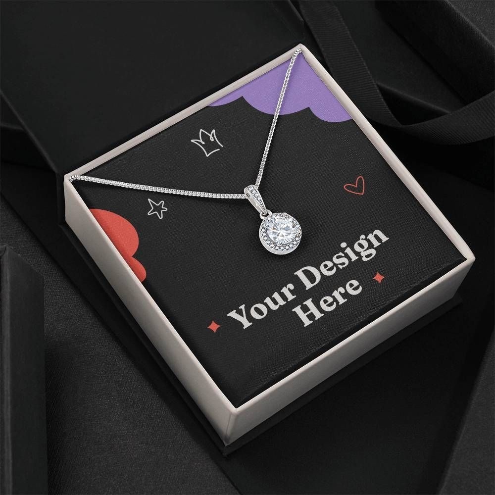 Necklace 14k White Gold Finish Over Stainless Steel Eternal Hope BRAND NEW