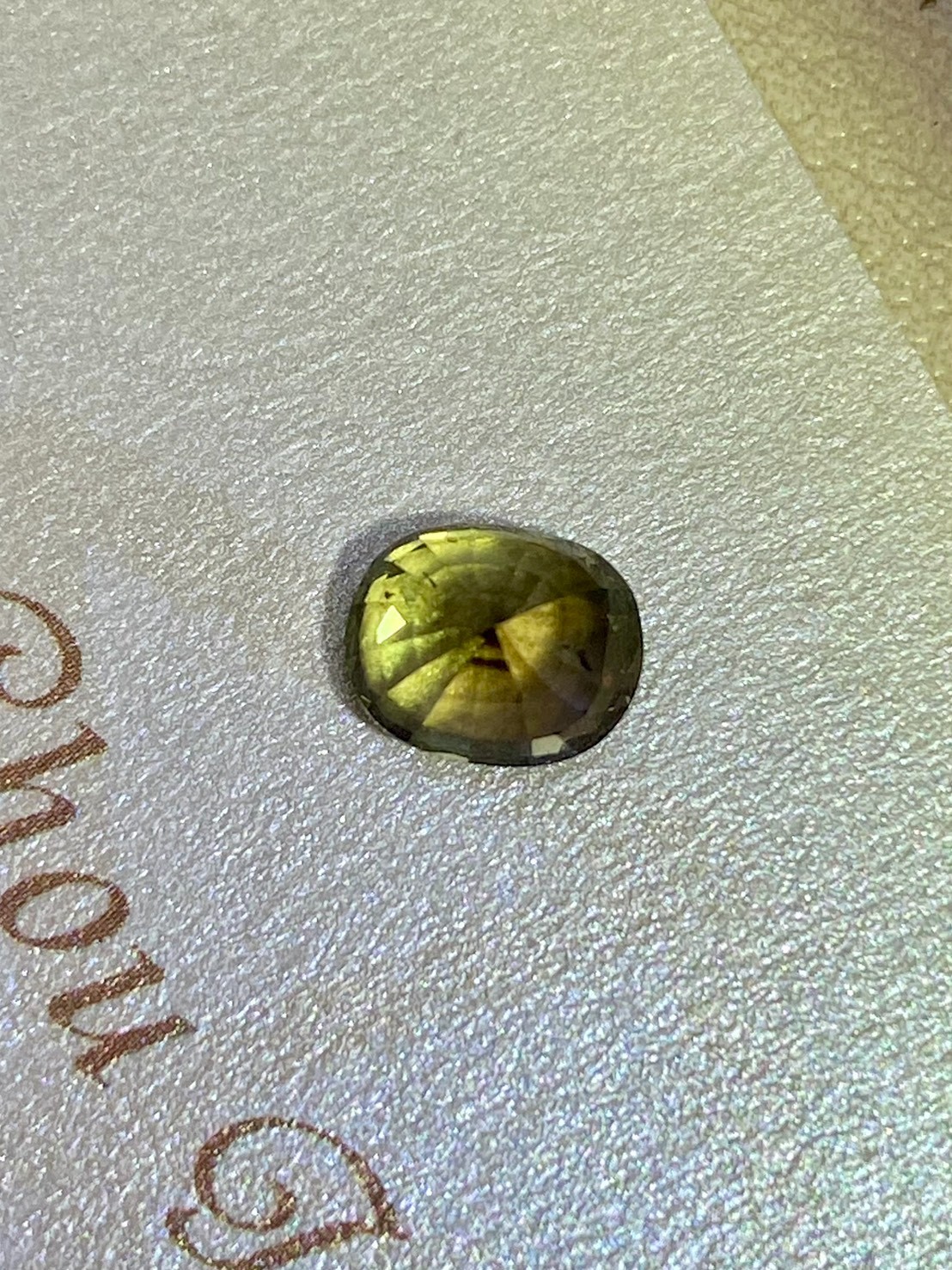 [jerseychou] Natural alexandrite 2.08 ct , AIGS