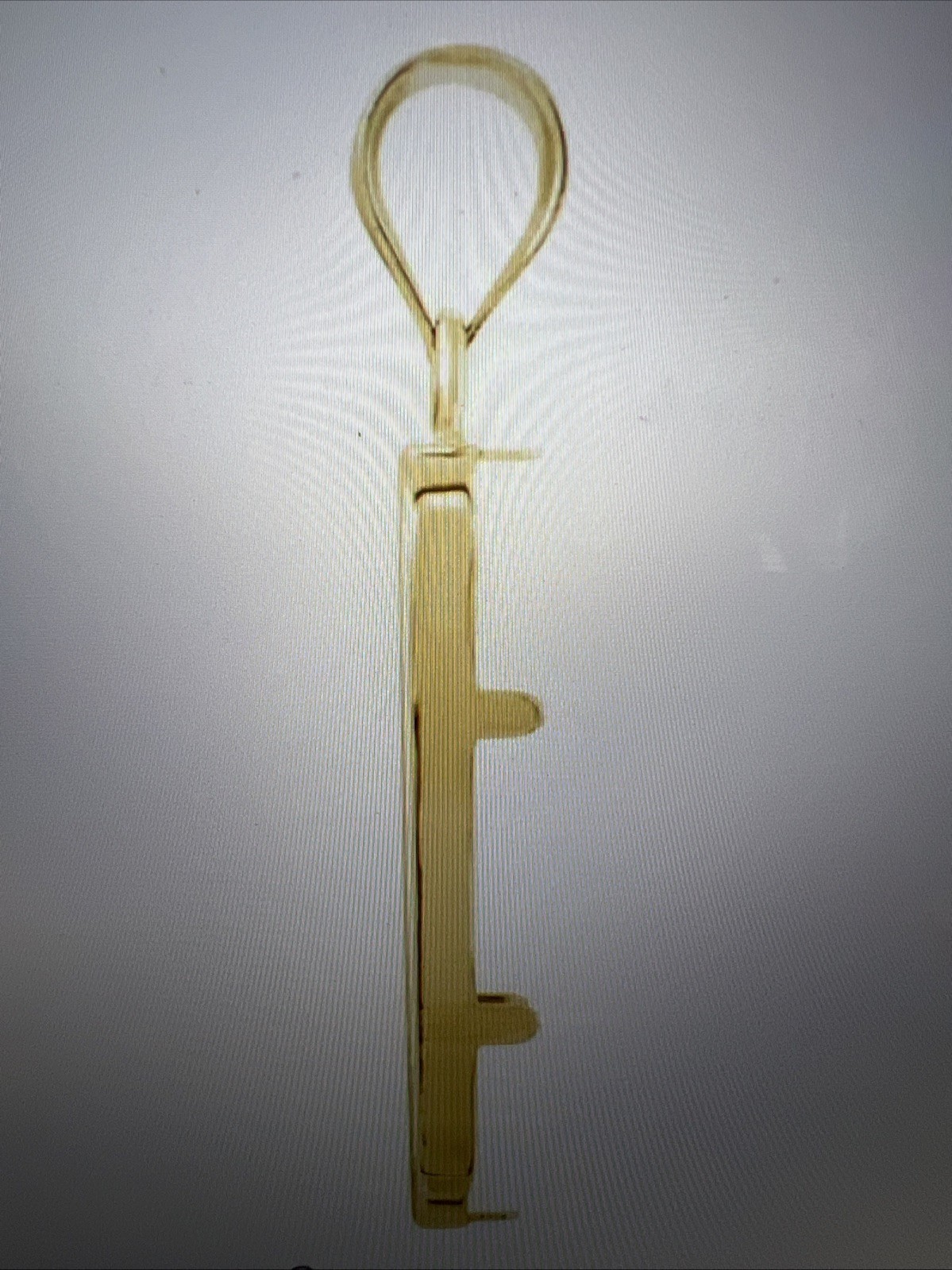 14k Yellow Gold Bezel For Credit Suisse 2.5 Gram Gold Bar 22mm x 13mm