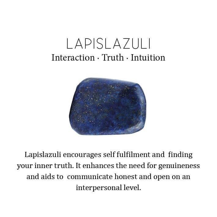 Womens day Sale Copper Lapis Lazuli Stone Trendy Electroformed Chain Necklace