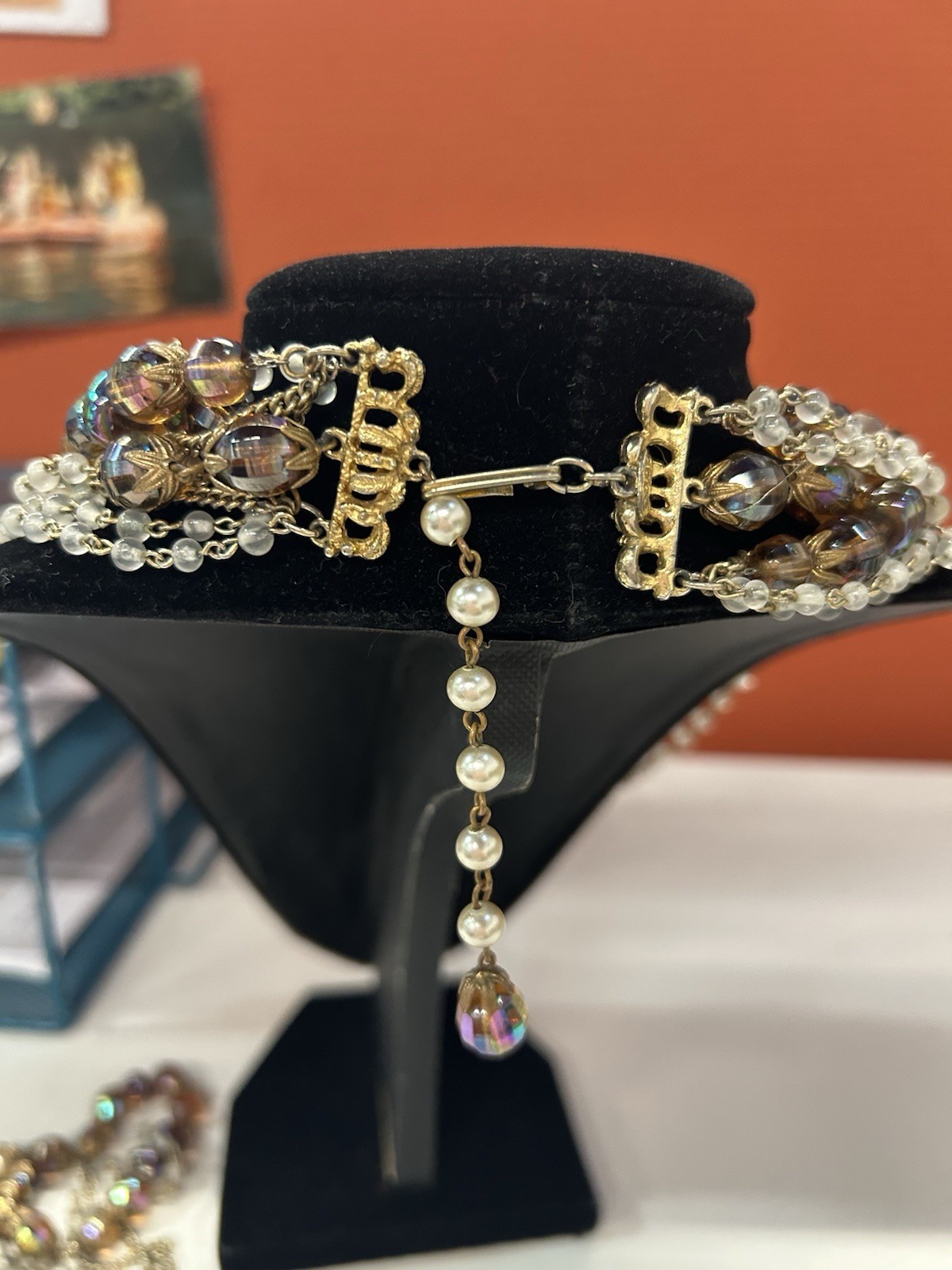 Hobe Stunning multi strand necklace and bracelet set 1960’s