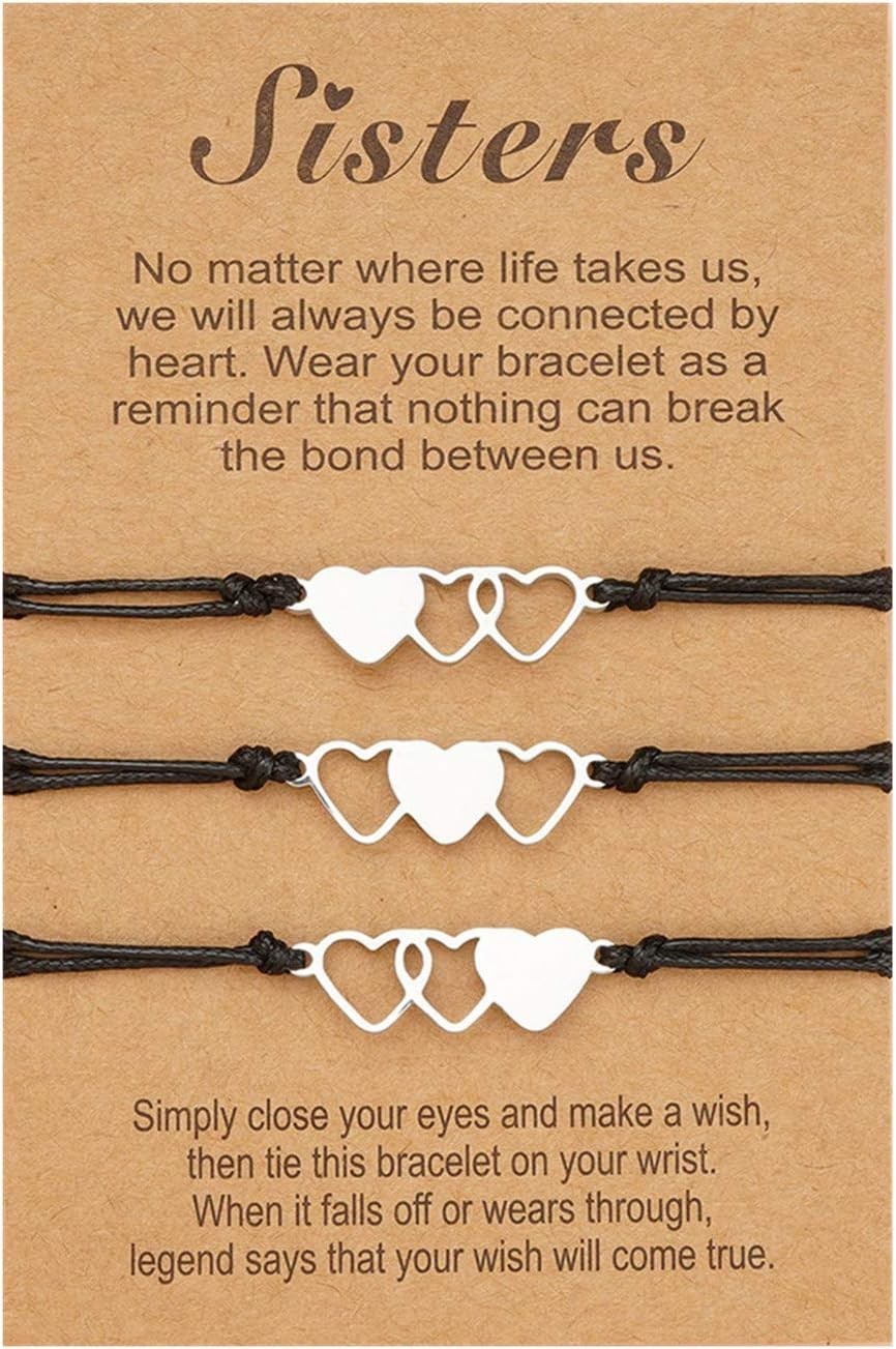 Unisex Adults Alloy Heart Pinky Promise Heart Butterfly Moon Sun Statement Ch…