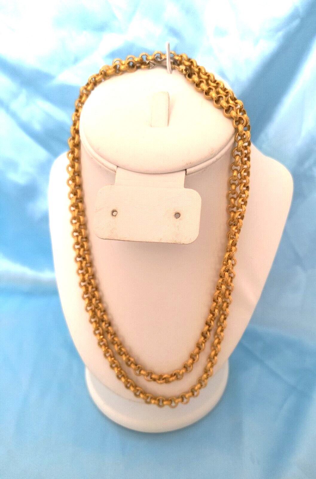 Women’s Necklace Goldtone Chain Links with Hook Style Closure Appx. 38 Inches