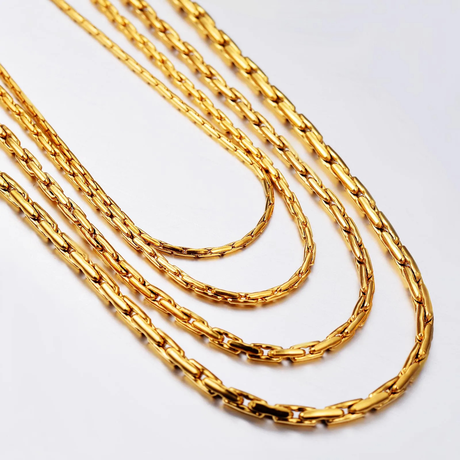 Stainless Steel Necklace Chain 1.2-2.5mm Unisex US