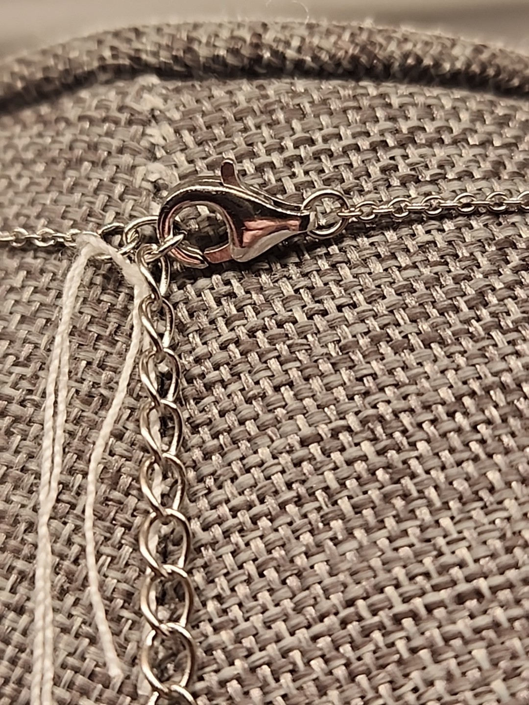 Blue Trillion Cut CZ Pendant w/ White Sapphire Accents