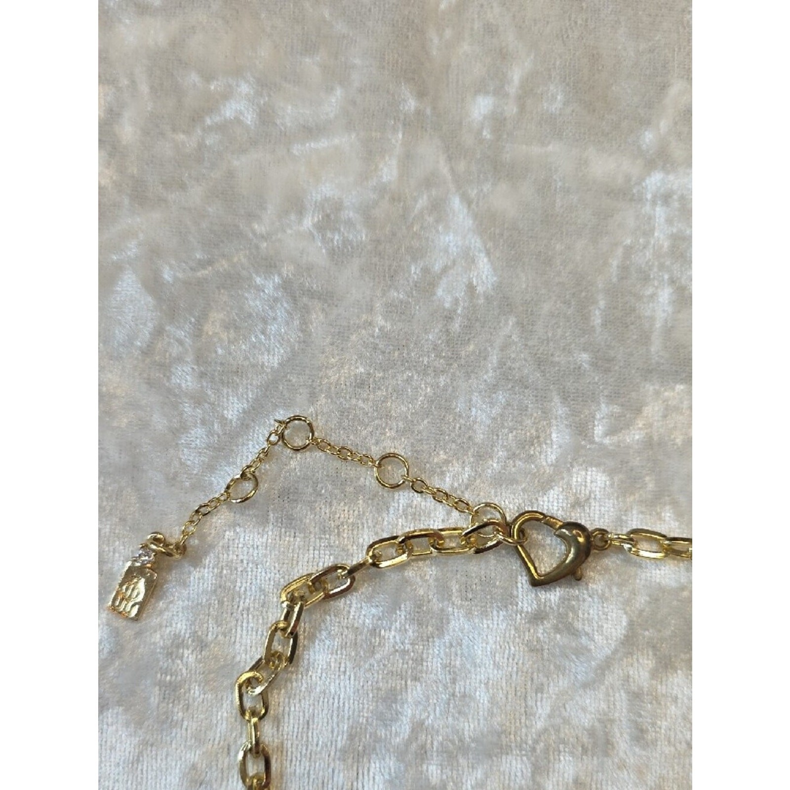 JLO Gold Tassel Pendant Contemporary Necklace