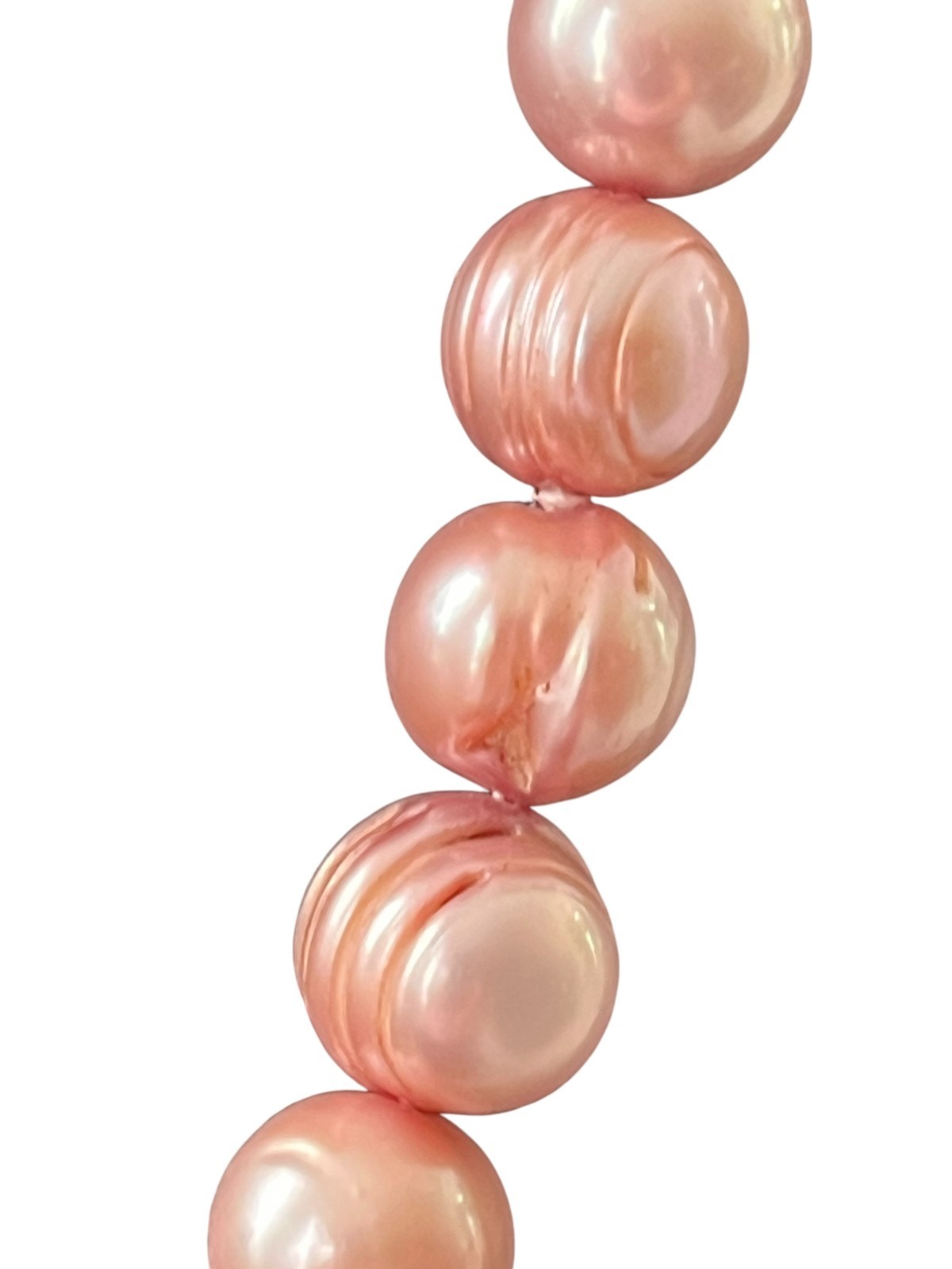 Imperial Pearls Fresh Water PINK Pearl Hand Knotted 40″ Strand Necklace 9mm