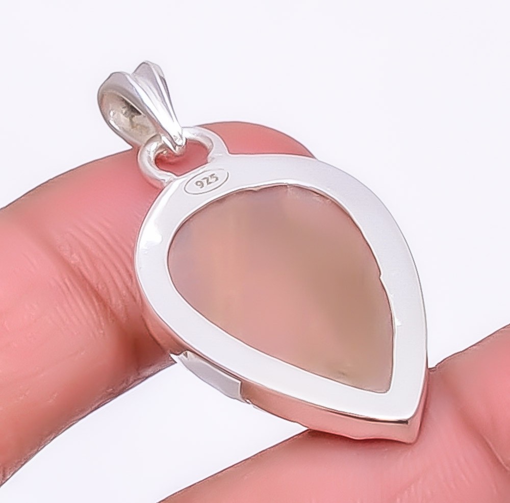 Moonstone – Sri Lanka 925 Sterling Silver Pendant 1.56″ P972931, Christmas Gift