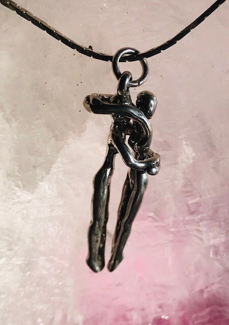 Male Gay Bodies M&M 925 Pendant Pride LGBTQ Hanging Around Together by JKL 169