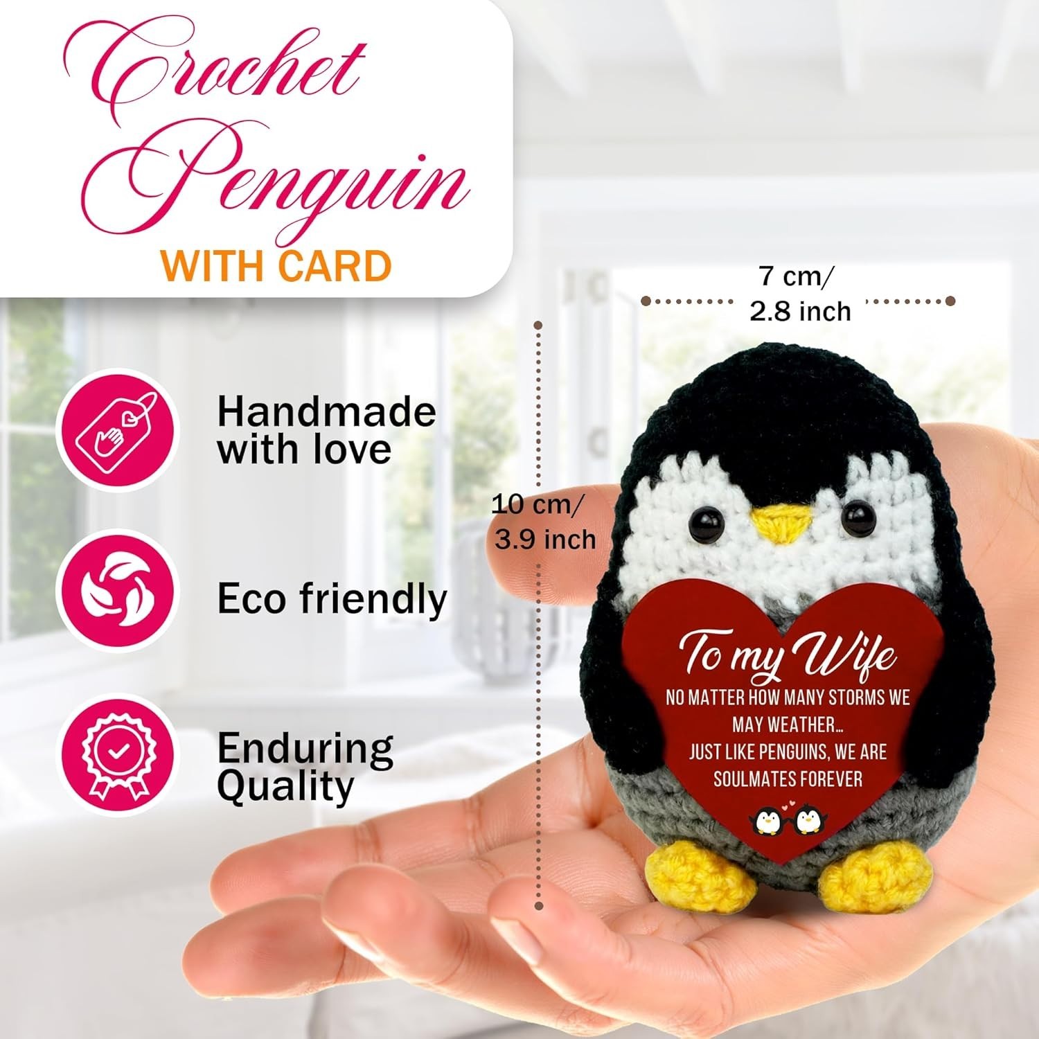 Personalized Penguin of Love – Ideal Keepsake for Anniversary & Valentine’s Day