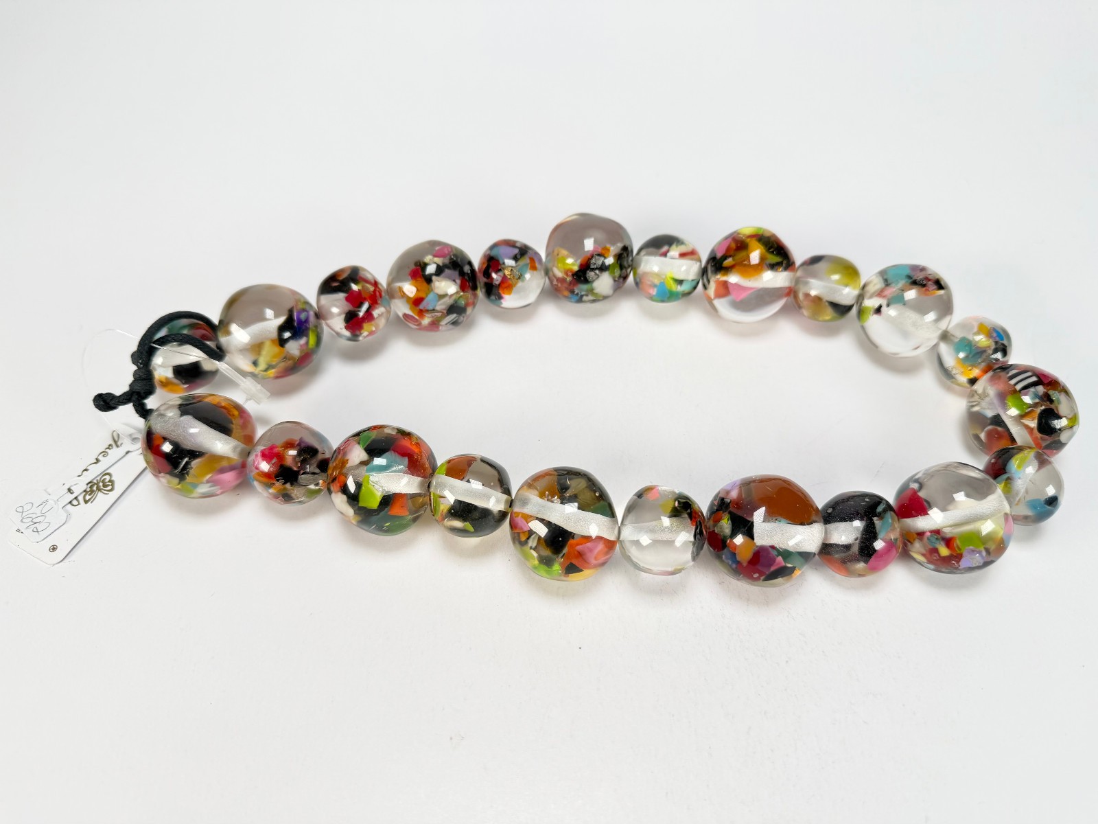 Jackie Brazil “Large spheres” Short Abstract Cascade Necklace 50cm ( N2692 )