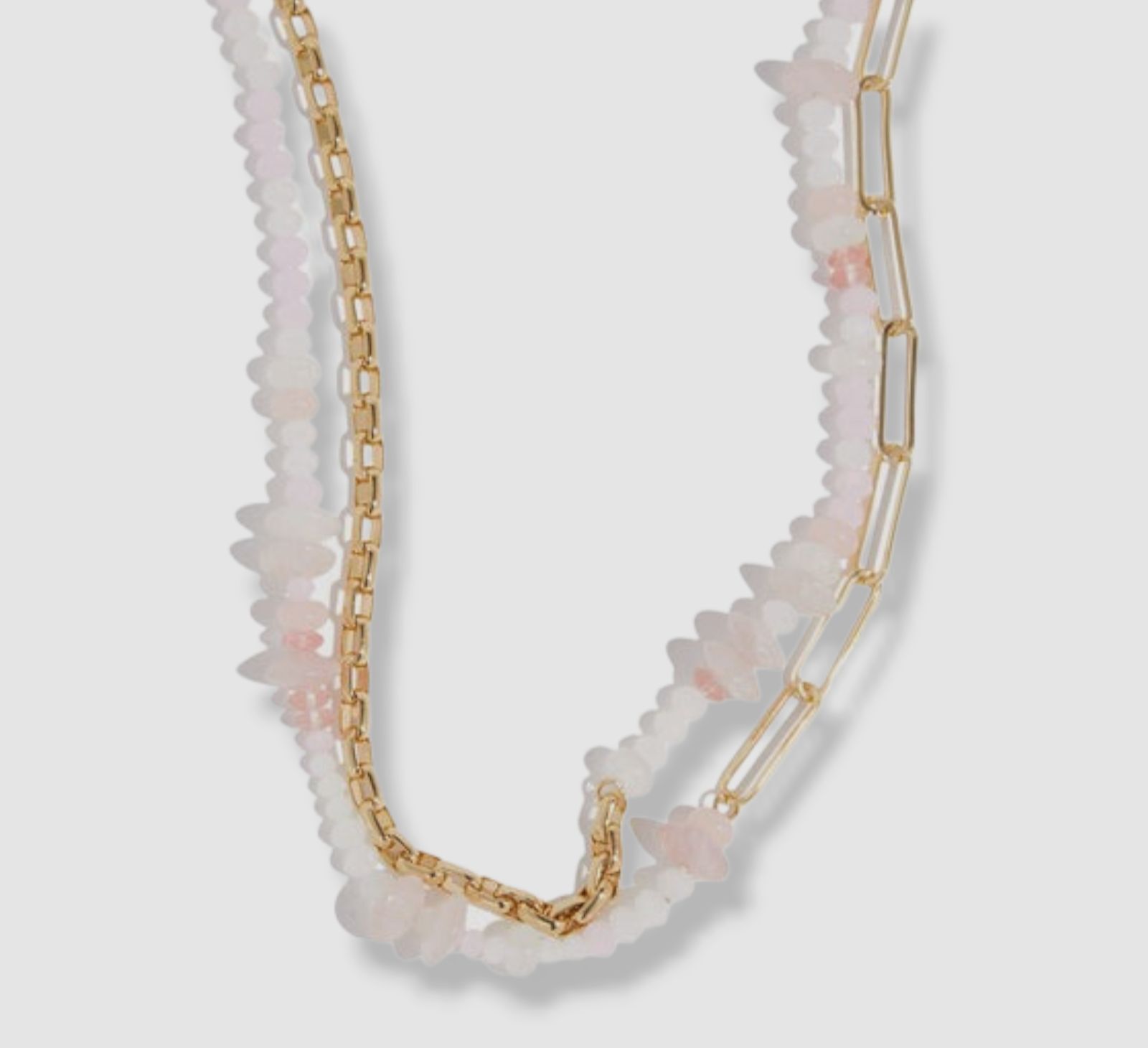 $275 Mignonne Gavigan Women’s 14k White Gold Plated Rose Beads Necklace