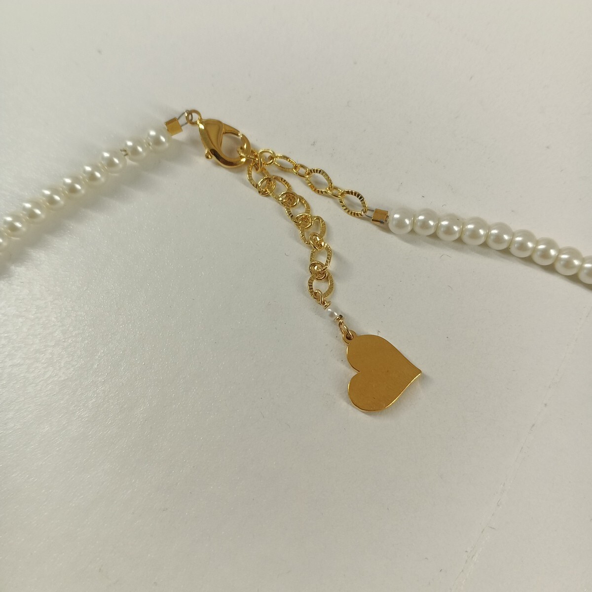 Y2k Women’s Necklace “AW” initials Crystal Charm One Size Faux Pear