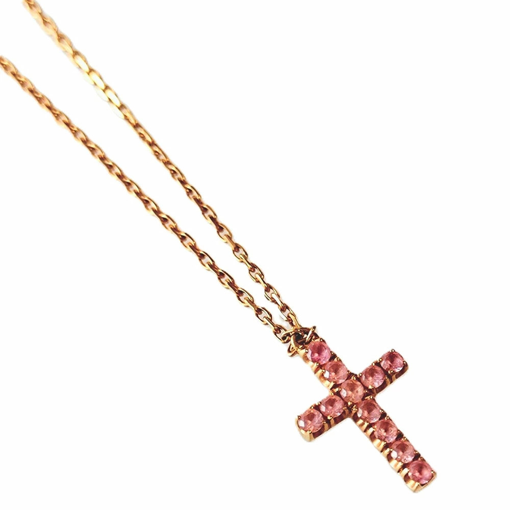 CARTIER Symbol Cross Necklace Women’s K18YG [n: A] Authentic From Japan