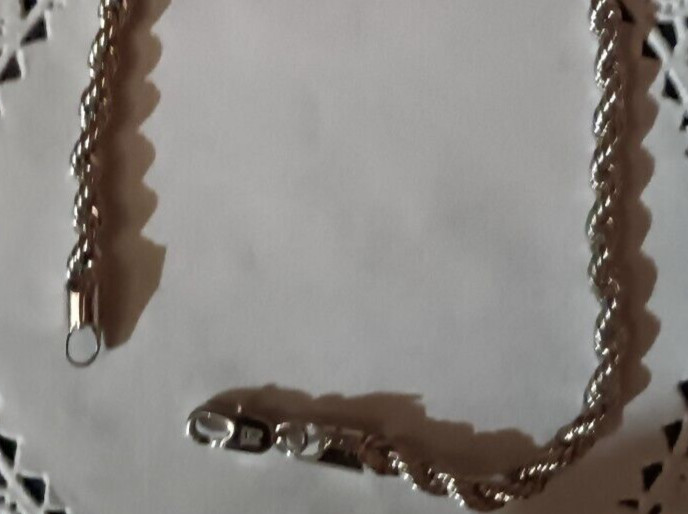 *Sparkling Diamond Cut Rope Chain*