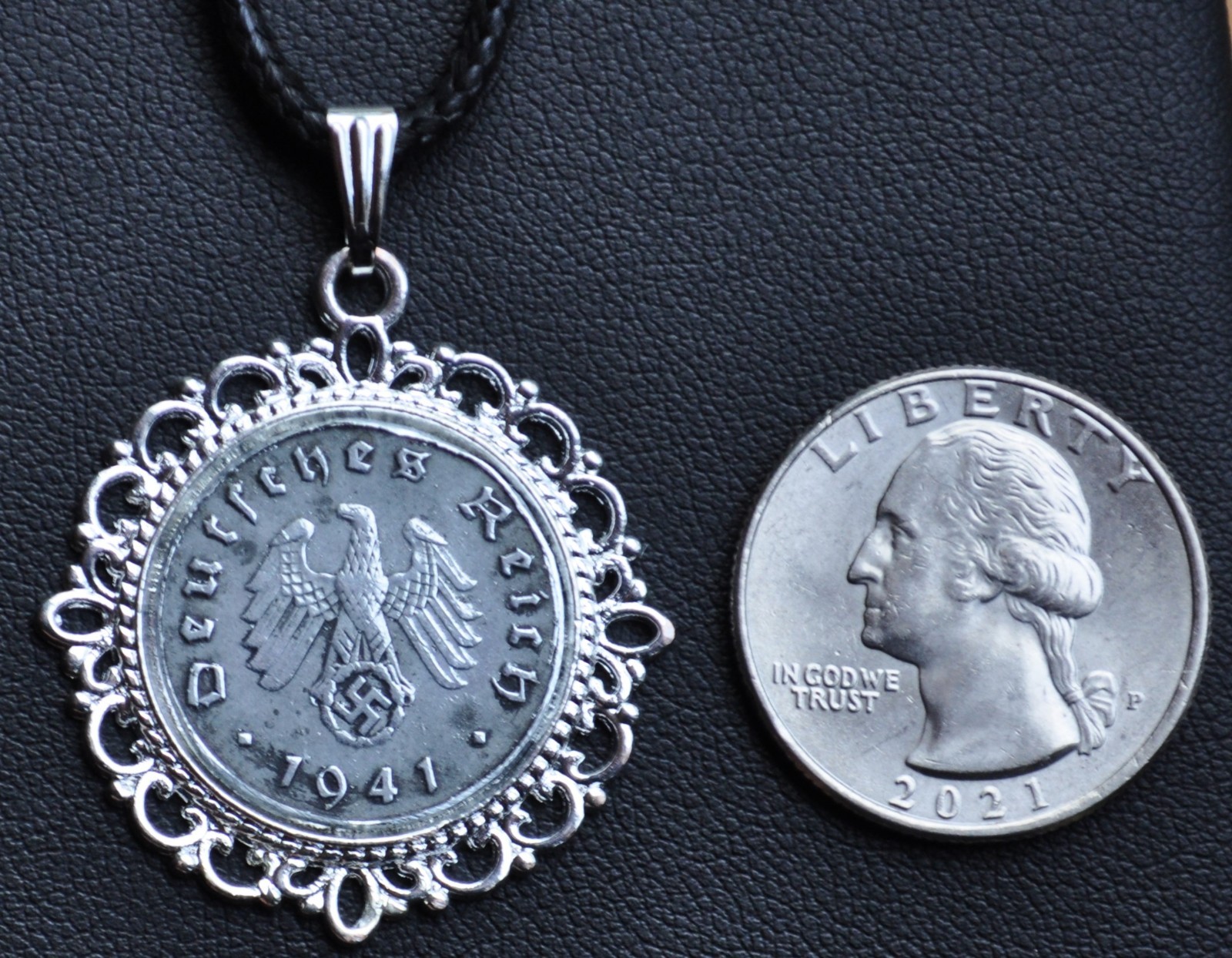 Germany WWII Coin Pendant Necklace