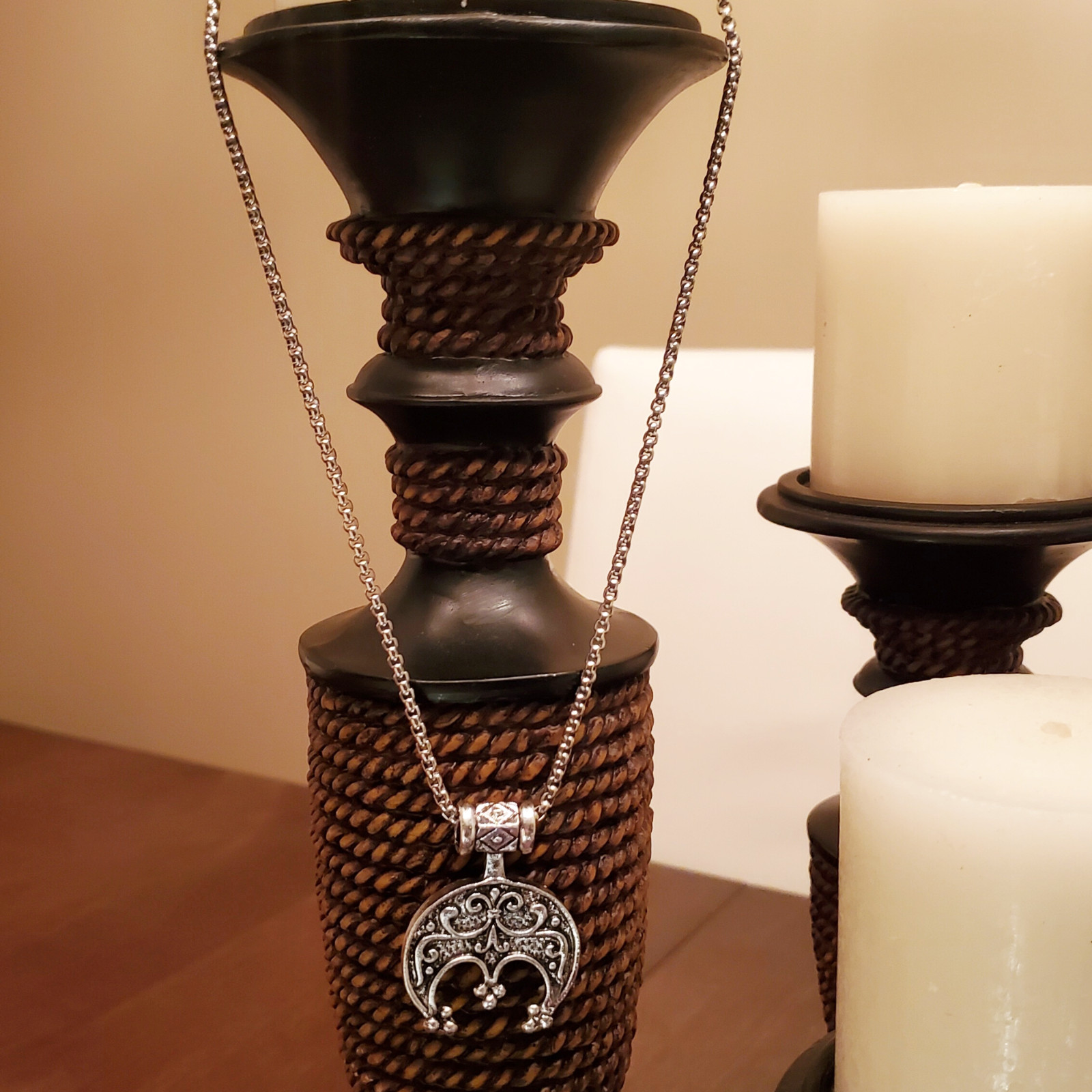 Crescent Viking Jewelry Necklace For Women Men /Pendant Ancient Amulet /Gift