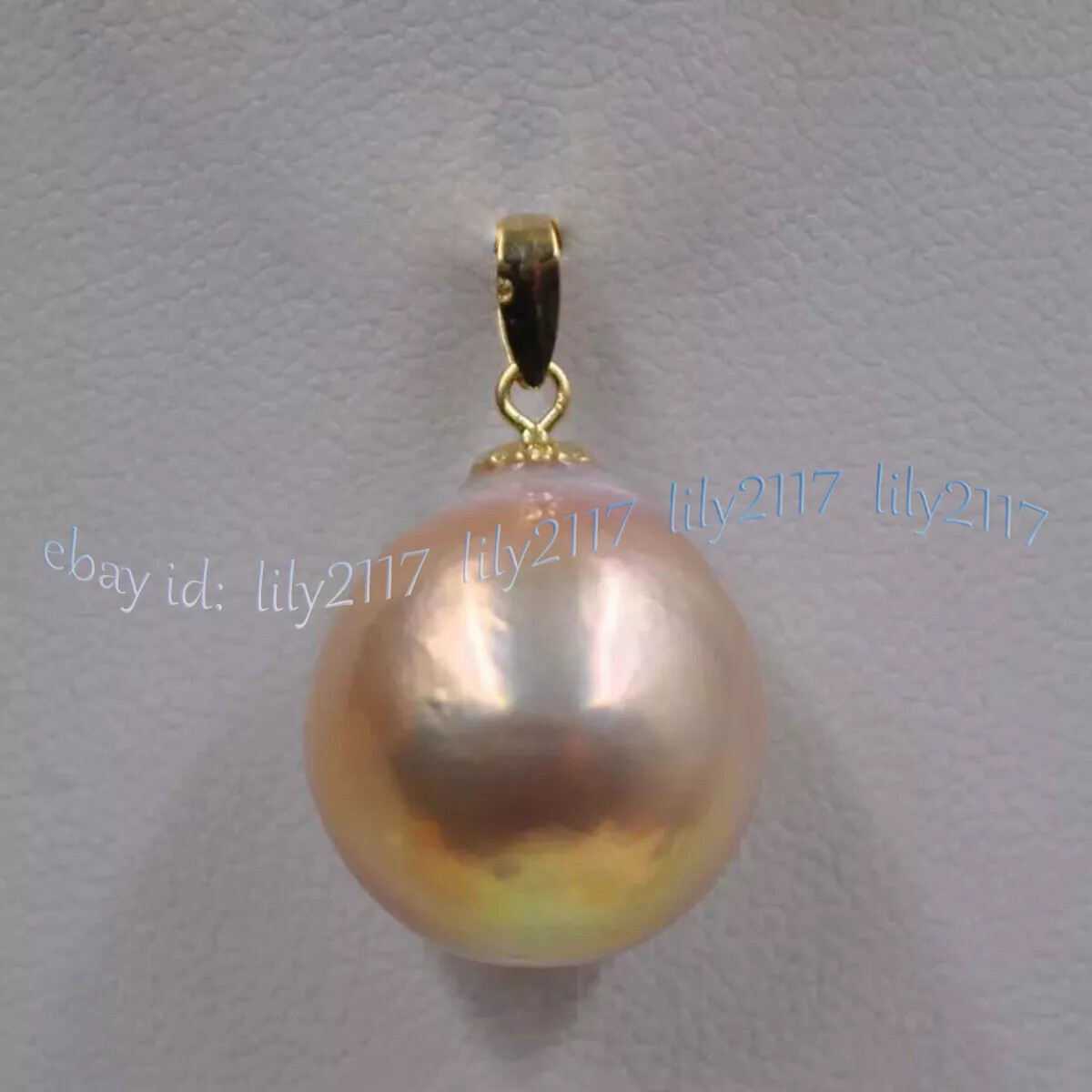 13-15mm Genuine Natural Rainbow Multicolor Baroque Keshi Pearl Pendant Necklace