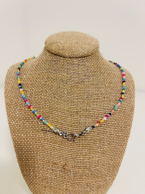 Beaded Necklace 9 handmade beaded necklaces in various lengths.