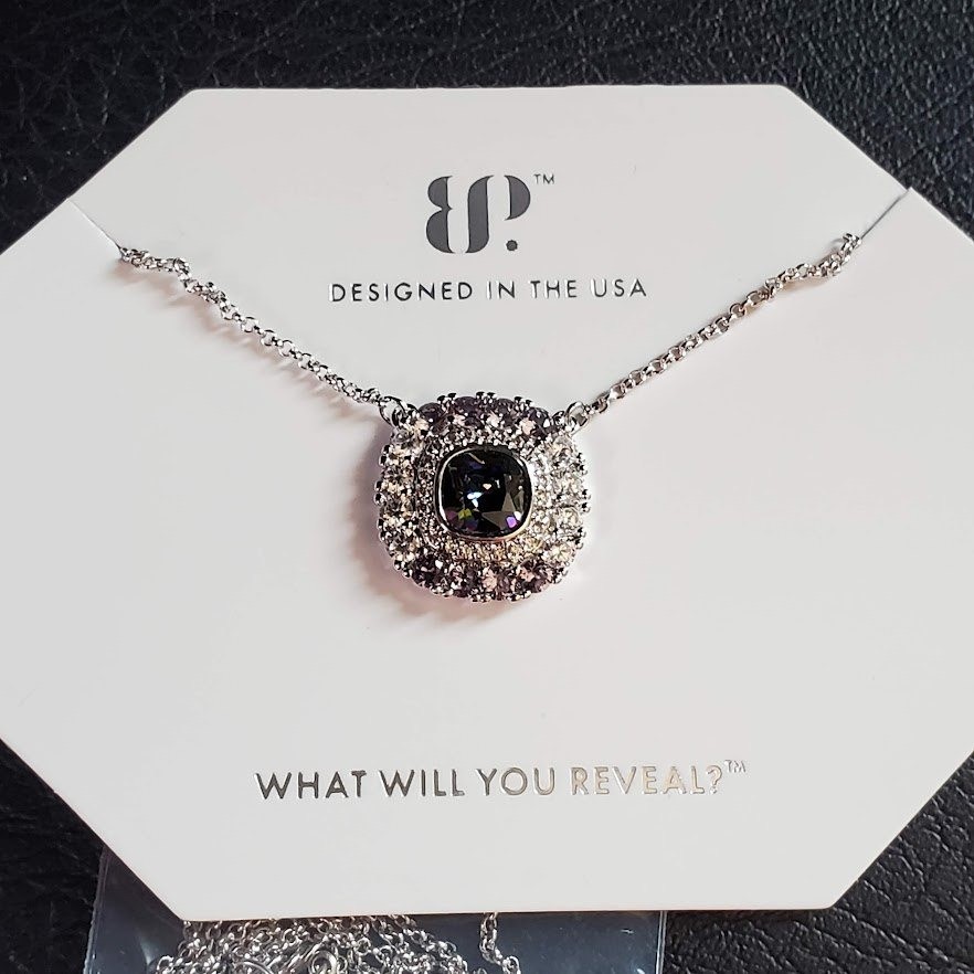 Bomb Party What A Stunner Necklace June 2025 Lab Alexandrite Rhodium Plated
