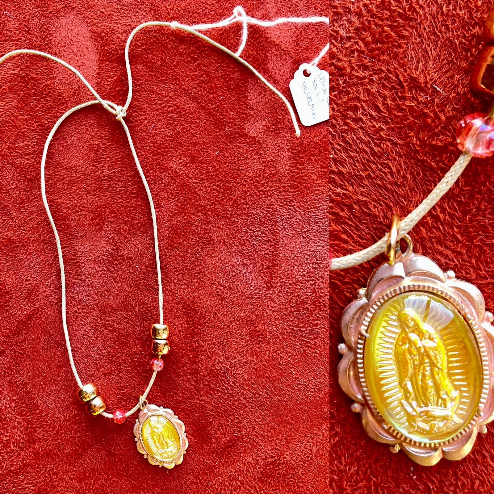 Opalescent ARTISAN Saint NECKLACE One Size