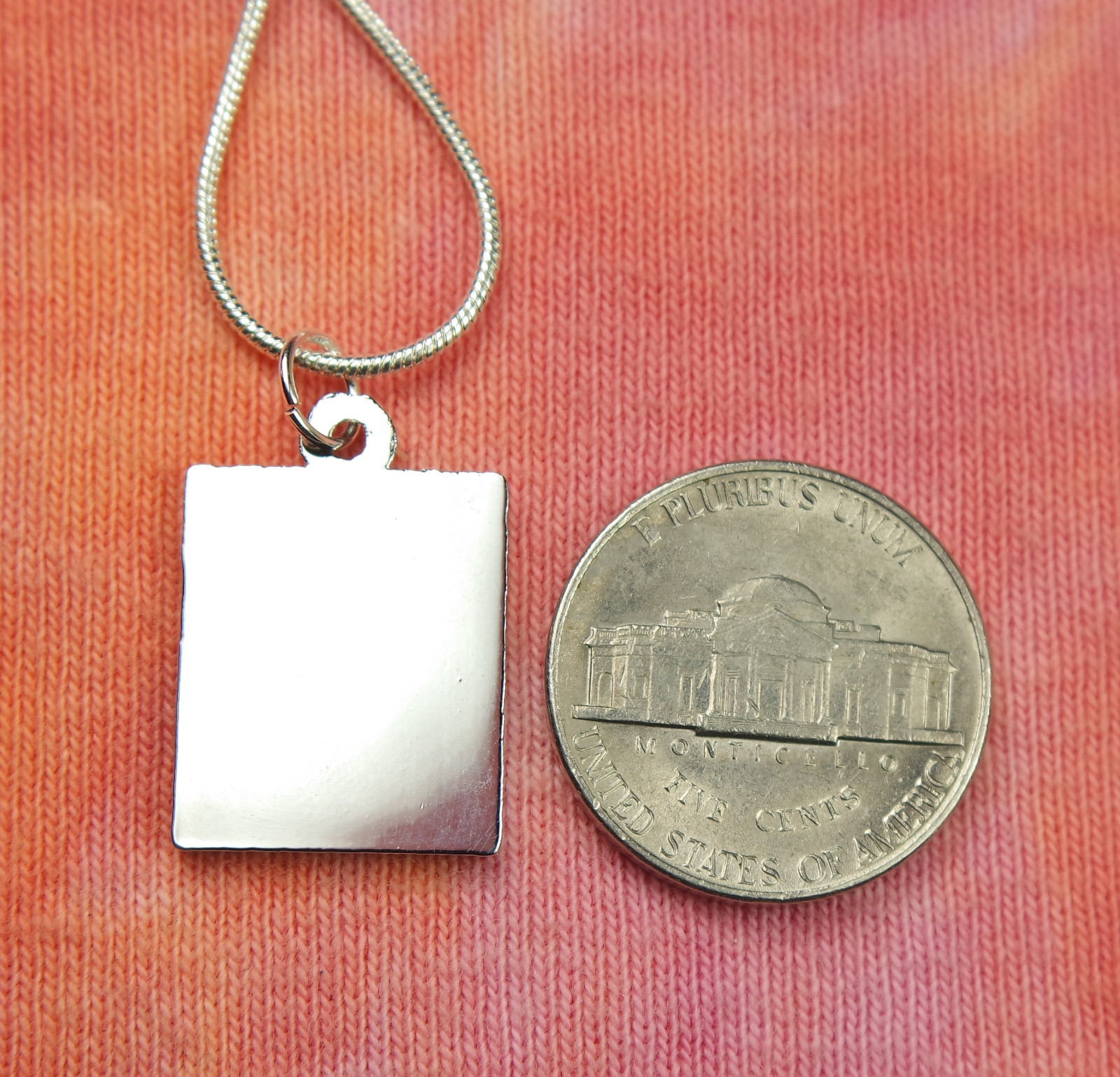 British Flag Necklace, United Kingdom England Union Jack Enamel Charm Pendant