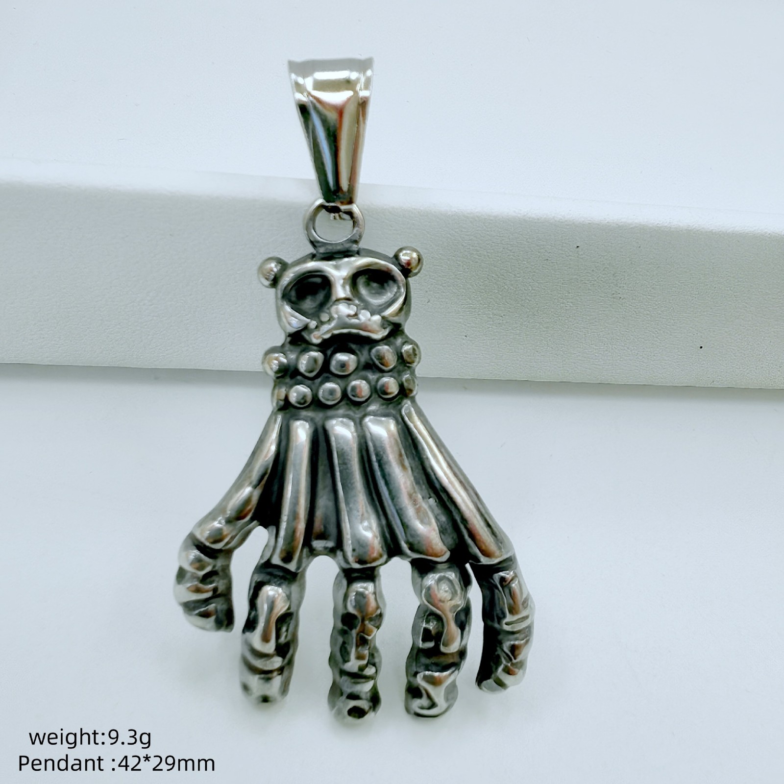 Gold Silver Black Hand Pendant Ideal Accessory For Motorcycle Hip Hop Fans