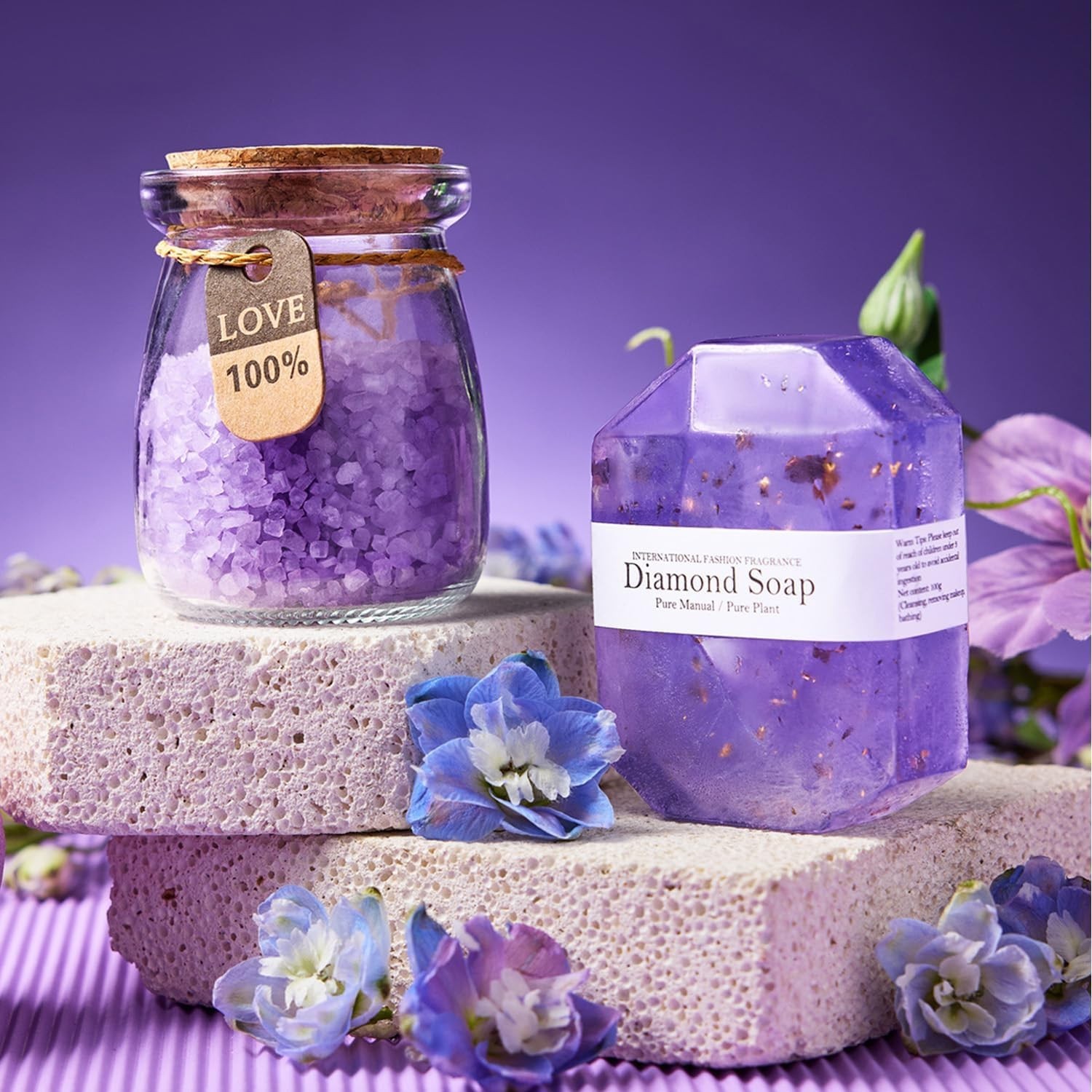 6-Piece Lavender Spa Set – Customized Gift for Women, Moms, and Friends