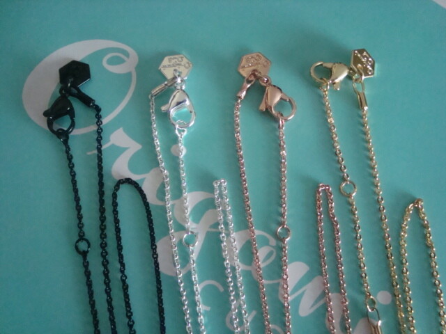 Authentic Origami Owl “Your Choice” Sterling Slv Core Cable Chains “New”