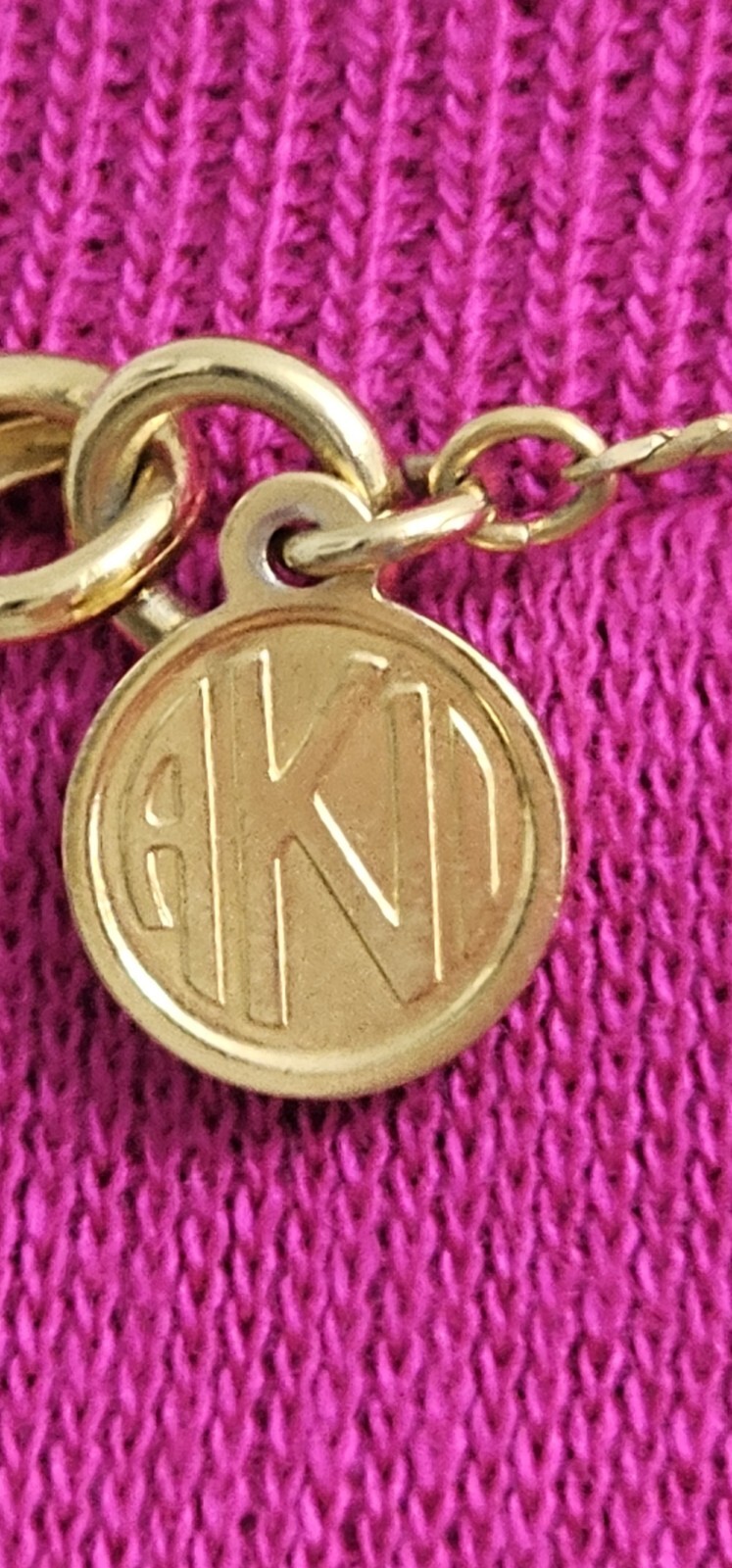 TWO ANN KLEIN necklaces gold tone 16” and 18 ” in Excellent condition