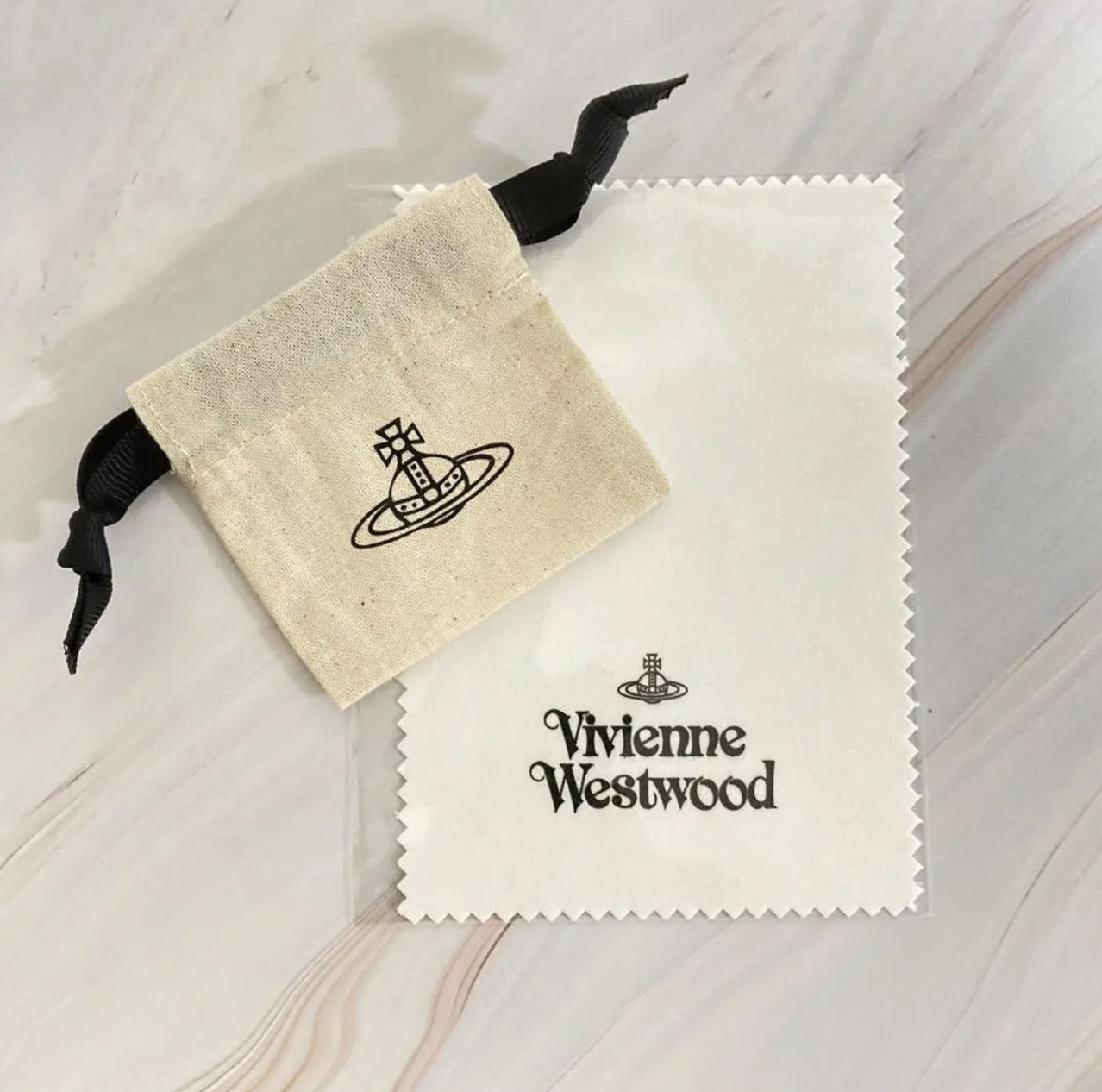 Vivienne Westwood Necklace OCTAVIE Ribbon Orb Pink Silver T. 2cm x 1.5cm NO BOX