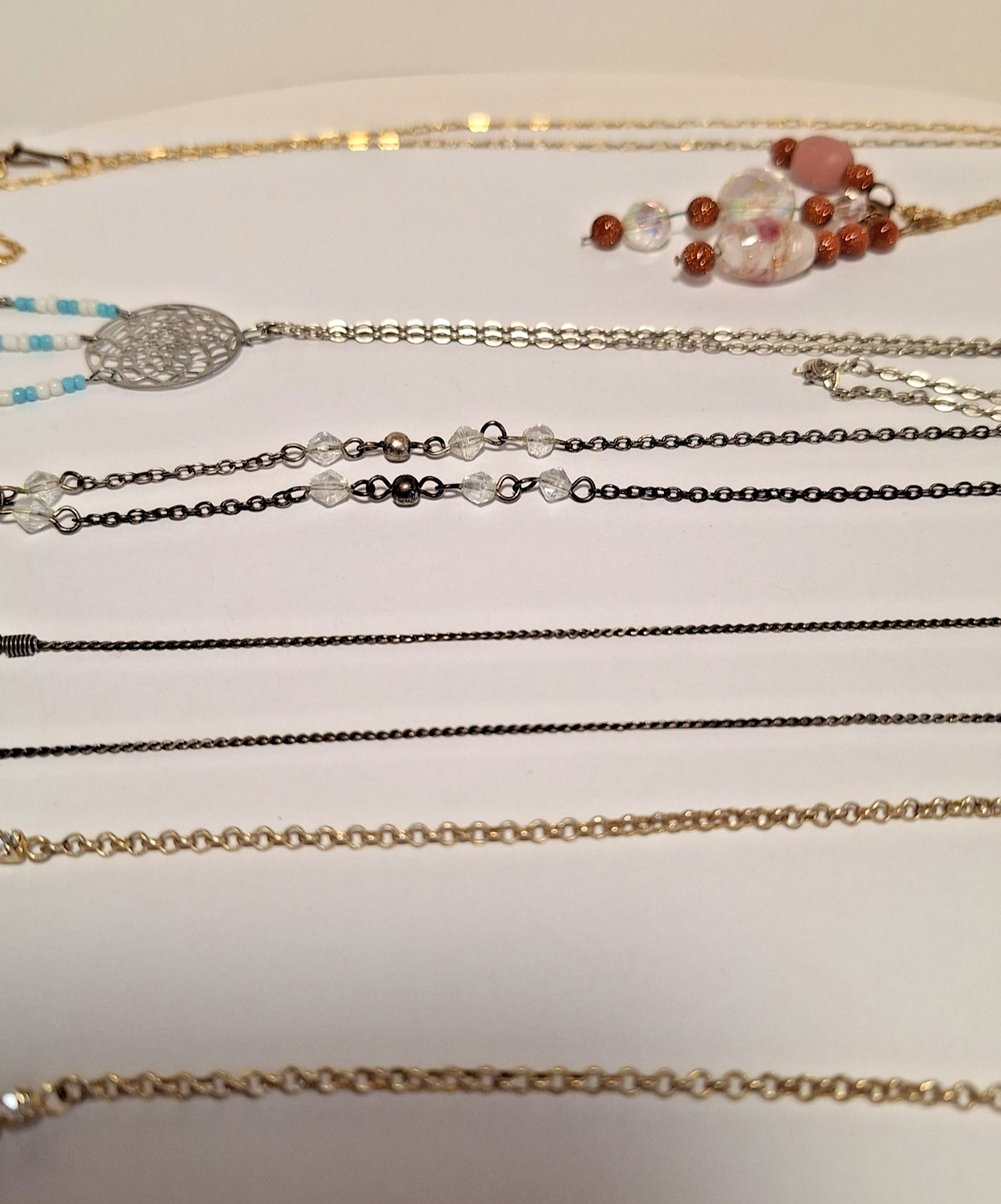 Lot of 5 Unbranded Wearable Fashion Jewelry Necklaces