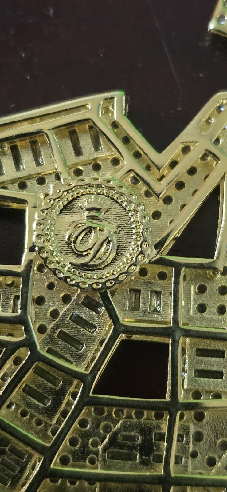 14k Gold Filled TRAP HOUSE Pendant Iced Pavé SIMULATED 5A CZ Baguette Hip Hop