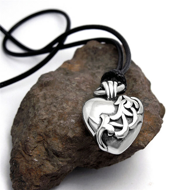 Chrome Heart Inspired 316L Stainless Steel Pendant Antique Finish Ship from US