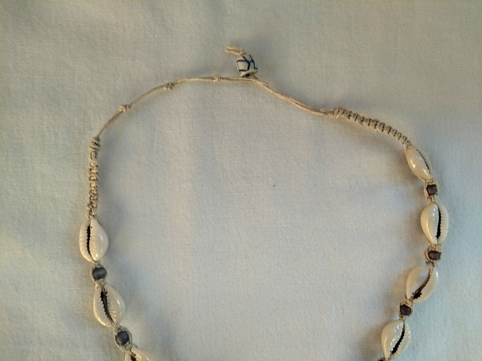 Necklace Surfer Beaded Cowrie Shell Ethnic Tribal Unisex 16″ US Seller New