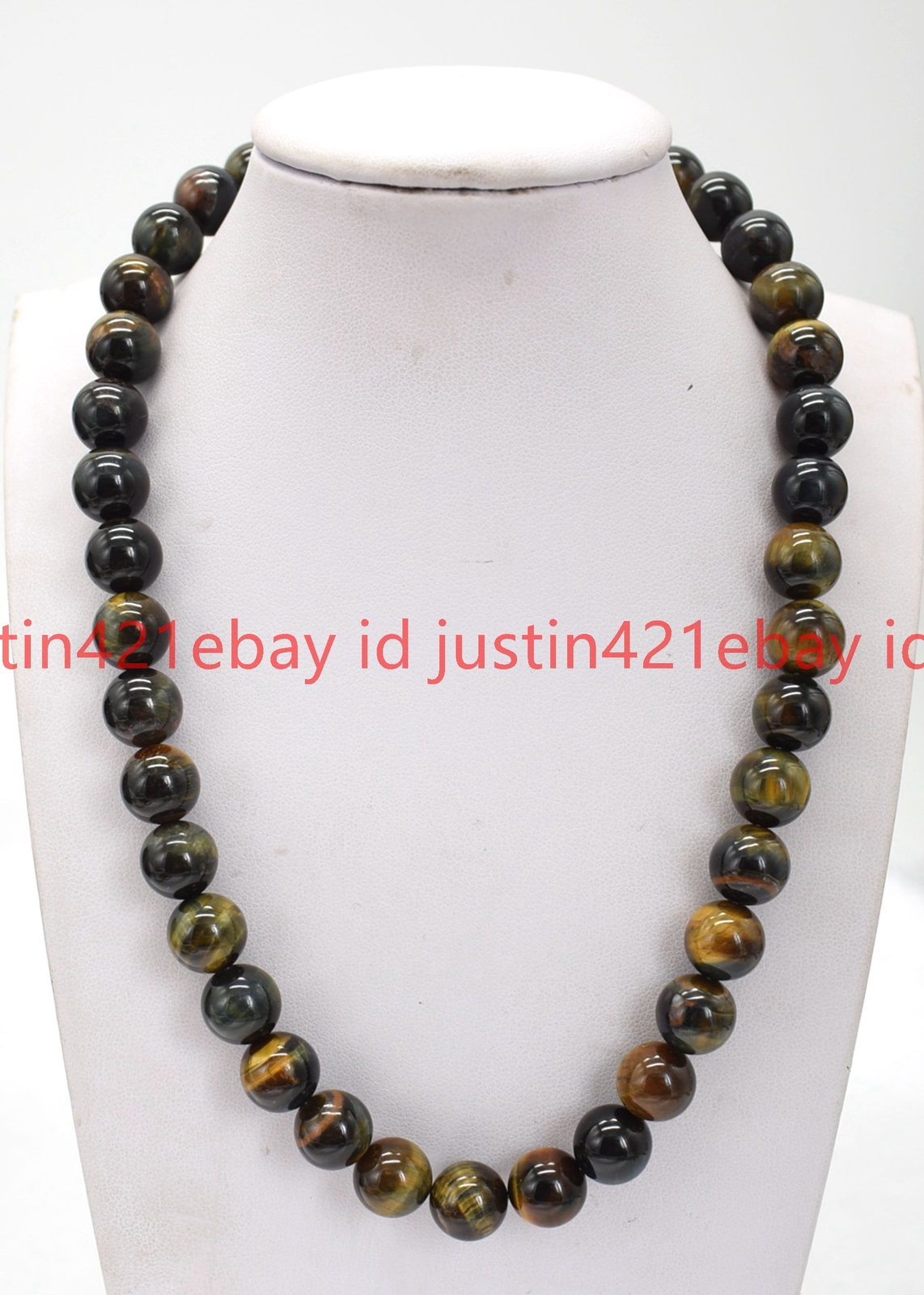 Pretty 6/8/10/12mm Natural Multicolor Gemstone Round Beads Necklace 18″ AAA+