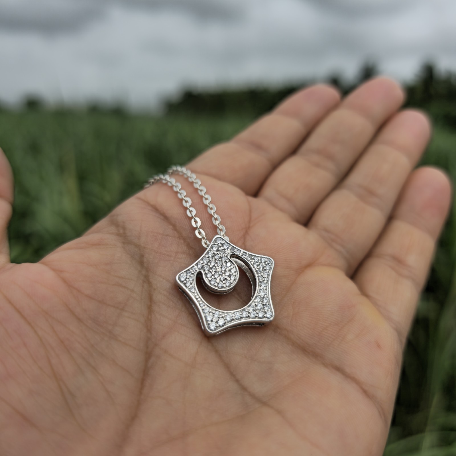 Boys Over Flowers Geum Jan Di’s Star and Moon Necklace & Celestial CZ Pendant