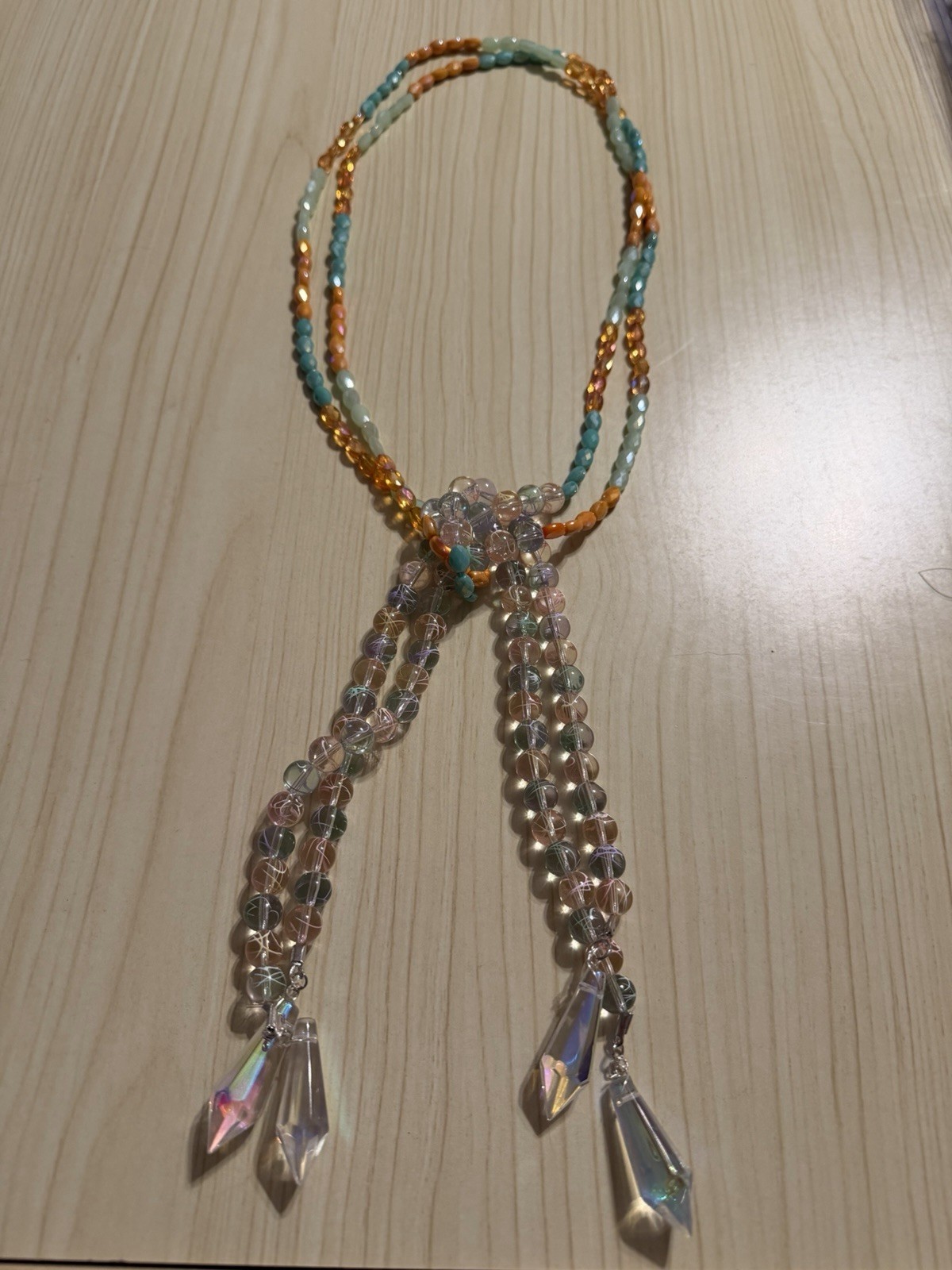 Beaded Necklace Tie