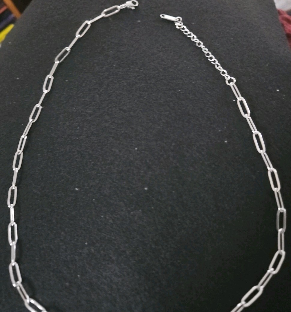 Beautiful Silver Necklace and Bracelet Stainless Steel Base and non Allergic