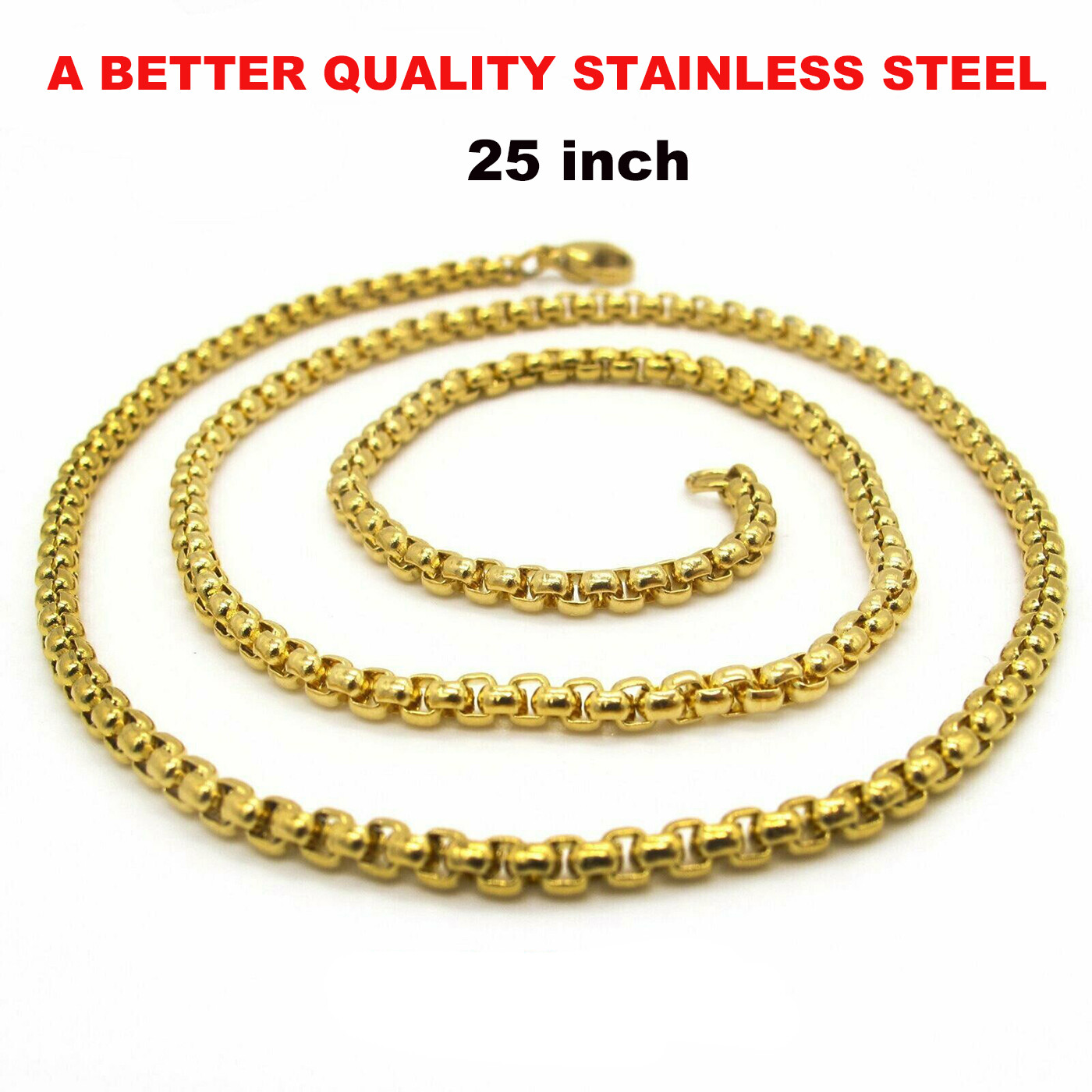MENDEL Mens Gold Plated Nugget Statue Of Liberty Hip Hop CZ Pendant Necklace Men
