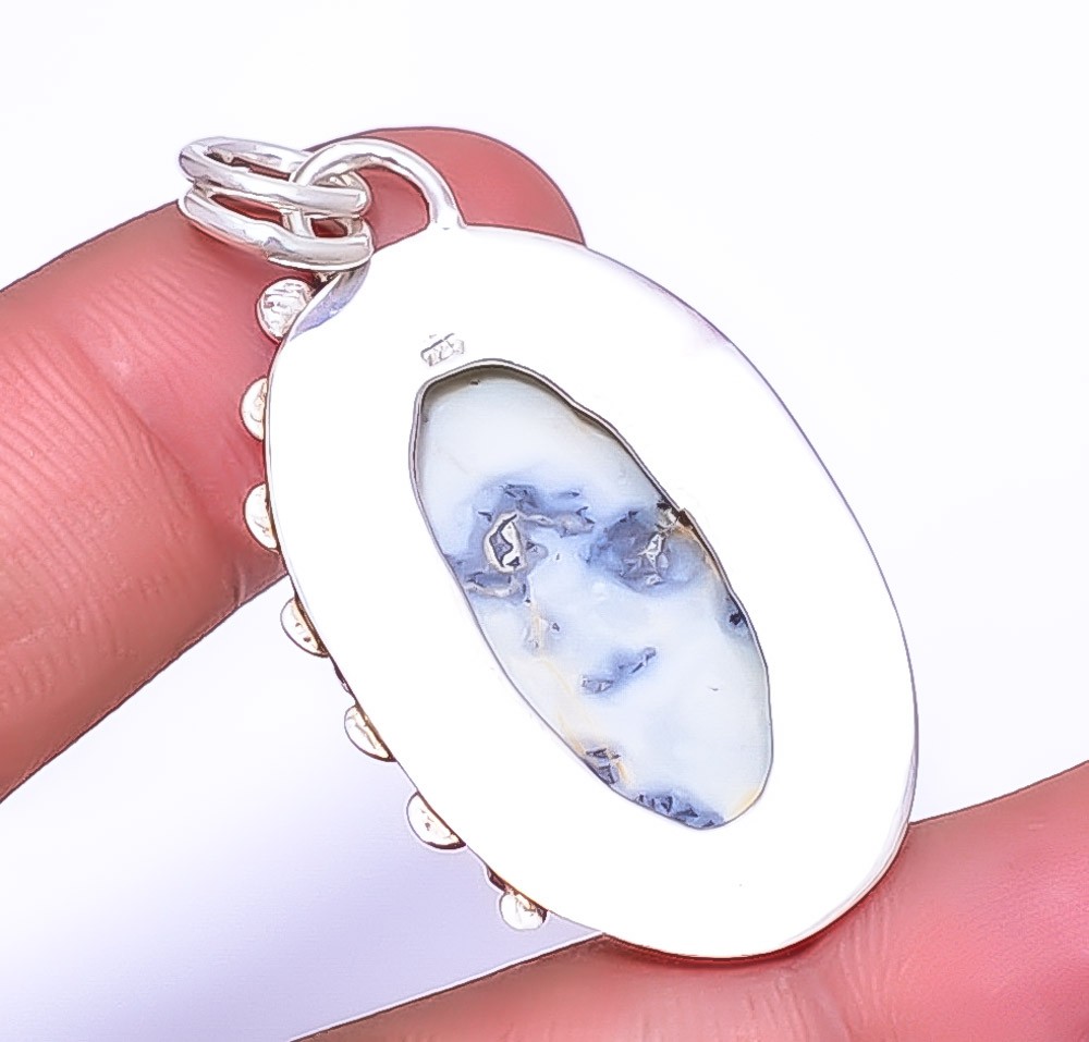 Malingano Jasper – Indonesia Gemstone 925 Sterling Silver Pendant 1.95″ A389