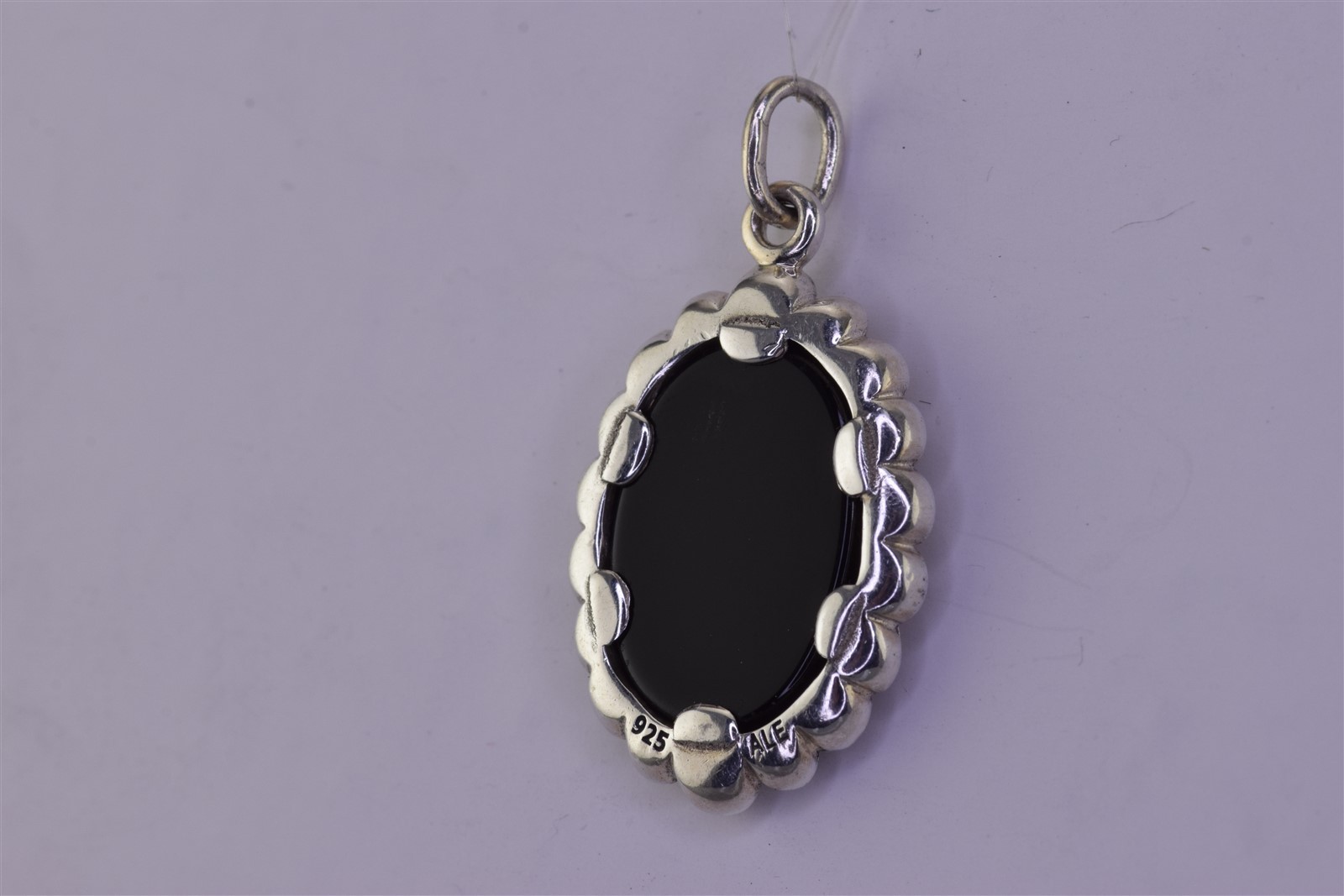 RARE PANDORA Sterling Silver 29mm x 19mm Carved Cameo ALE 925 Pendant