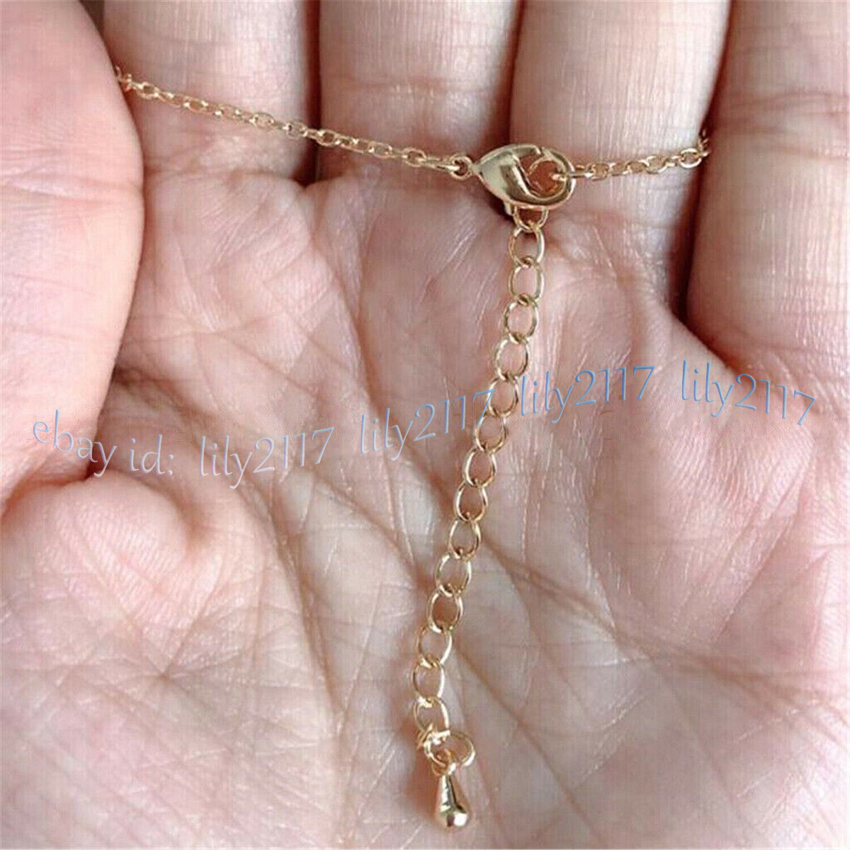 Huge 20-25mm Natural White Baroque Pearl Necklace 18KGP Chain 18” Fashion Women