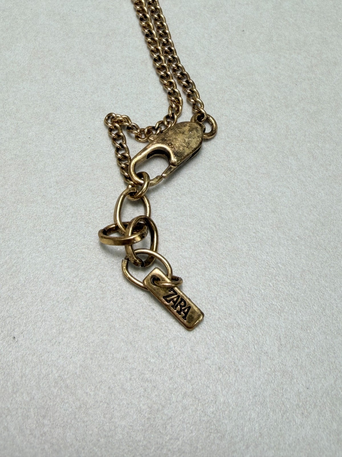 Zara Floral Vase Pendant Necklace Silver And Gold Runway Statement Chic NWOT