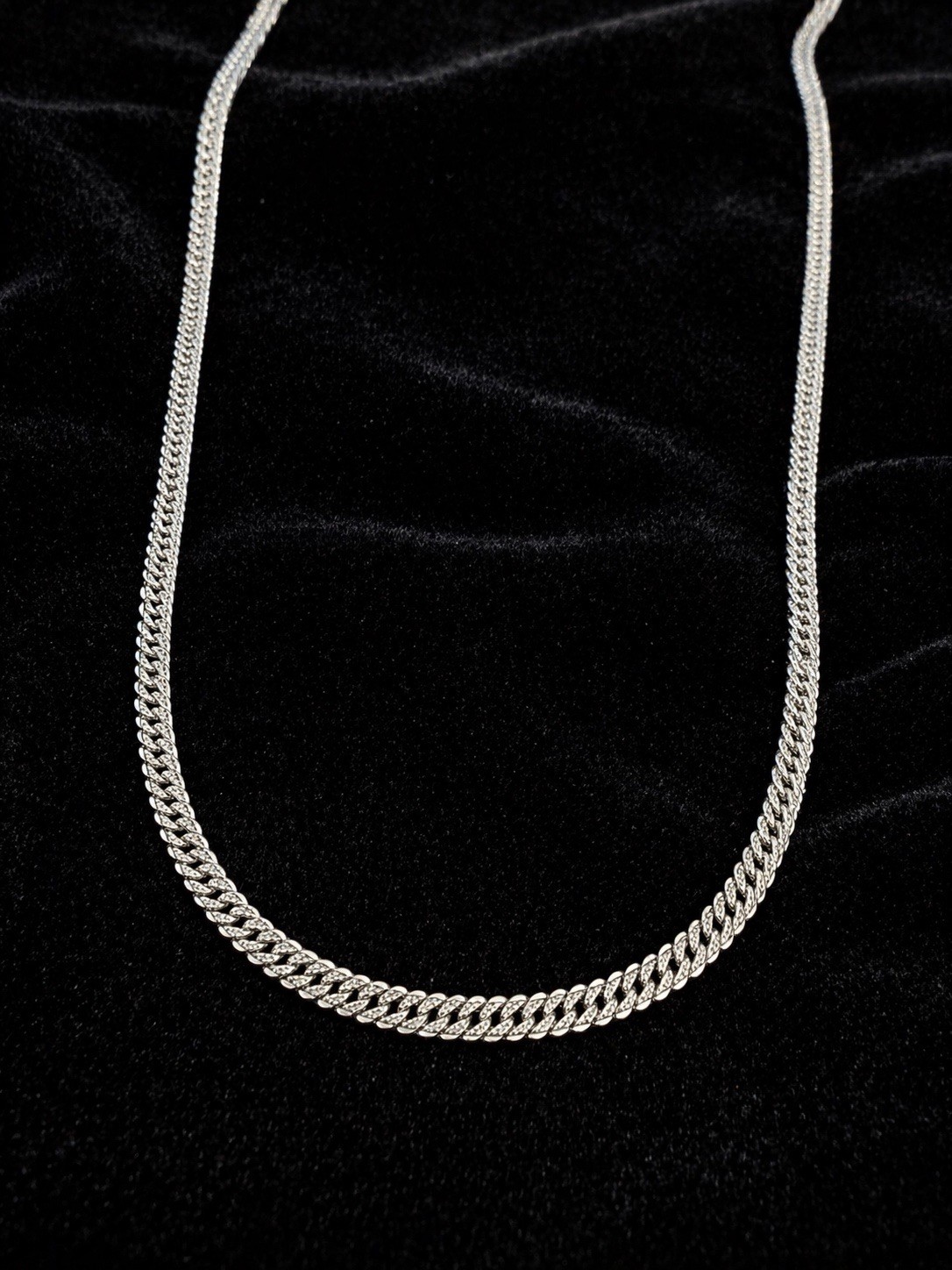 New Givenchy Chain Necklace Signed Silver Tone Cuban Link Designer Necklace