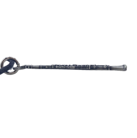 Clarinet Necklace, Pewter, Harmony Jewelry