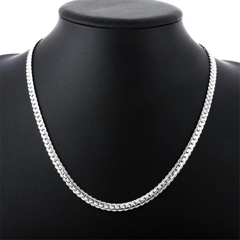 TU PUEDES Cadena De Plata 925 Para Hombre Lucir Elegante Y Atractivo