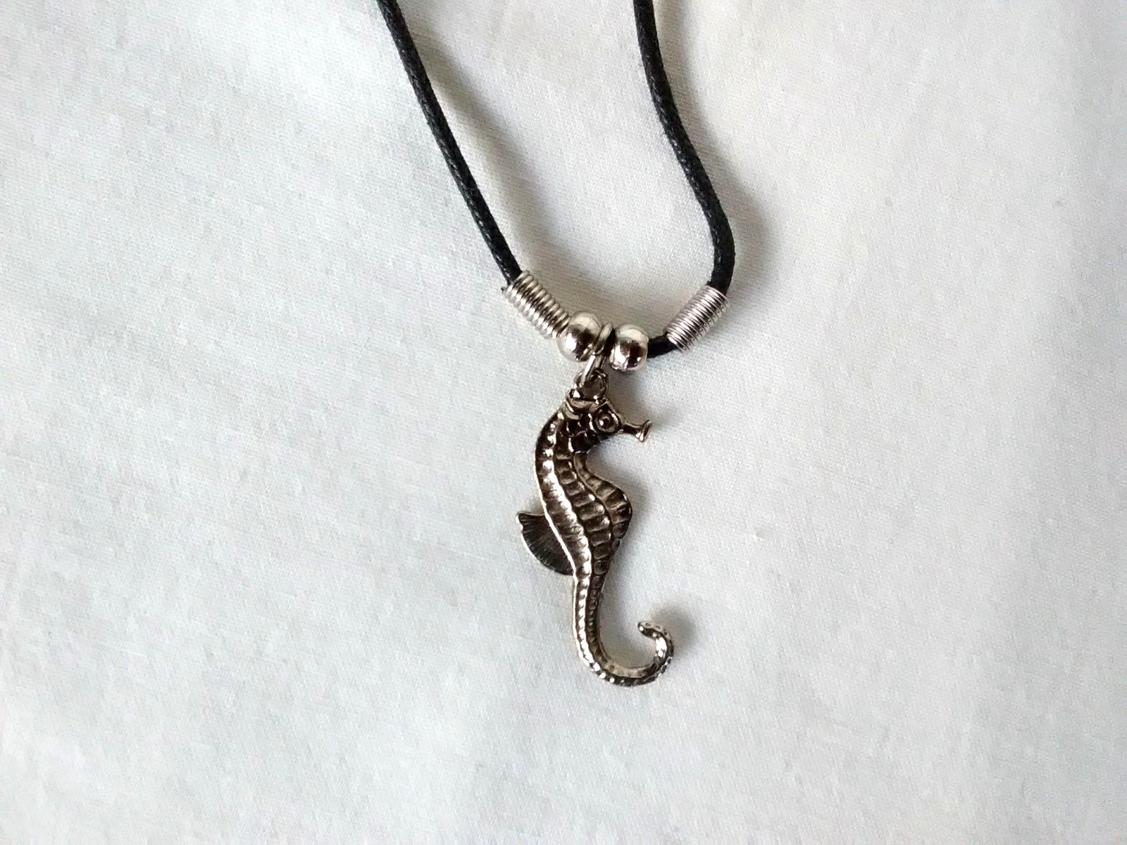 NECKLACE 18″ Seahorse Coastal Beach Jewelry USA SELLER New